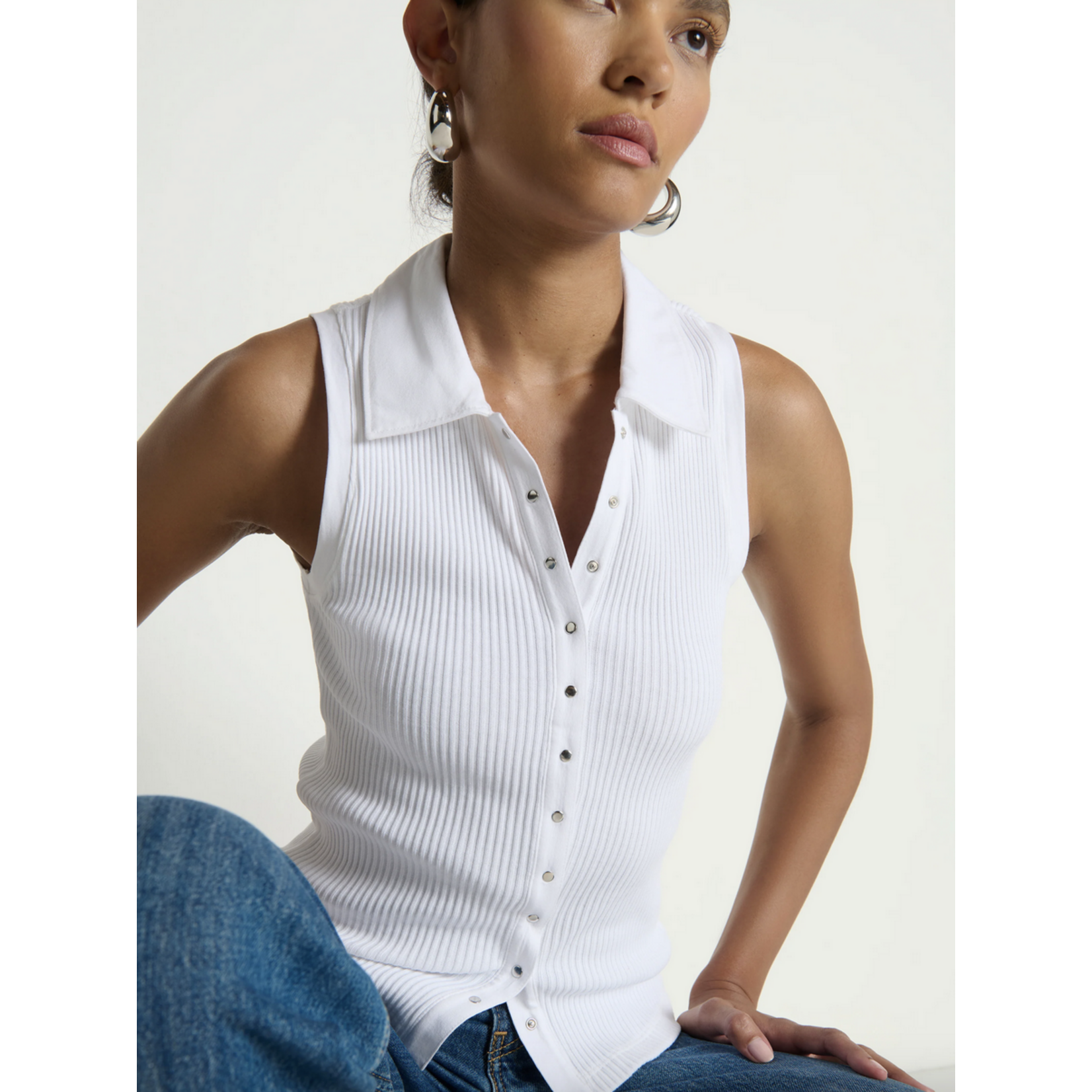 NATION LTD NATION JAYLIN POLO TOP