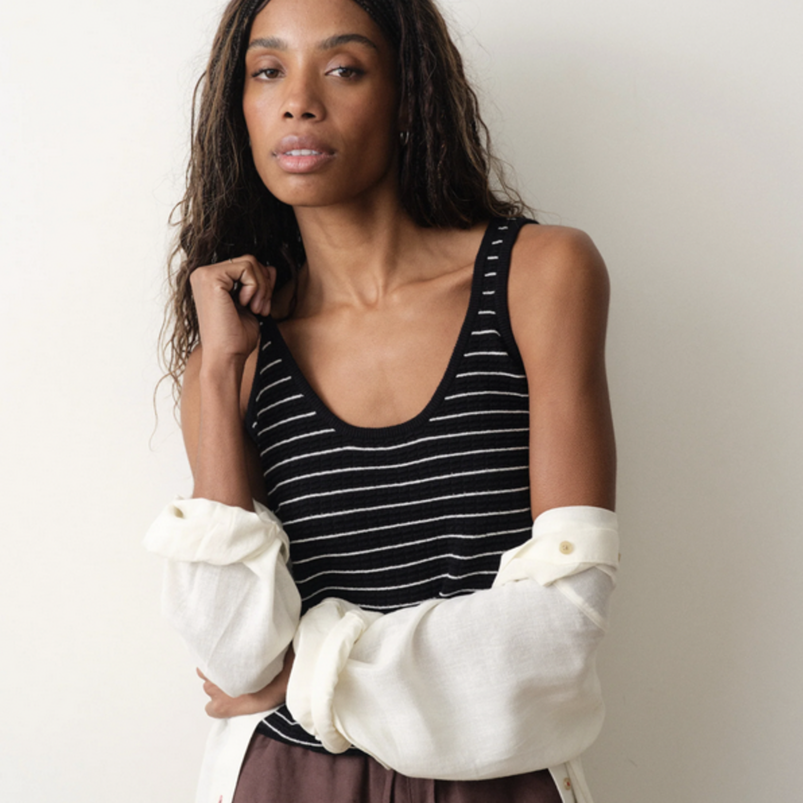 MARINE LAYER MARINE LAYER SIENA SWEATER TANK