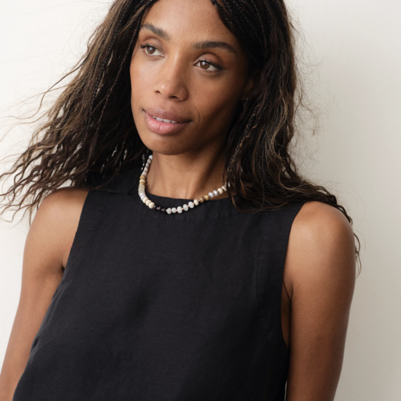 MARINE LAYER MARINE LAYER QUINN LINEN TANK