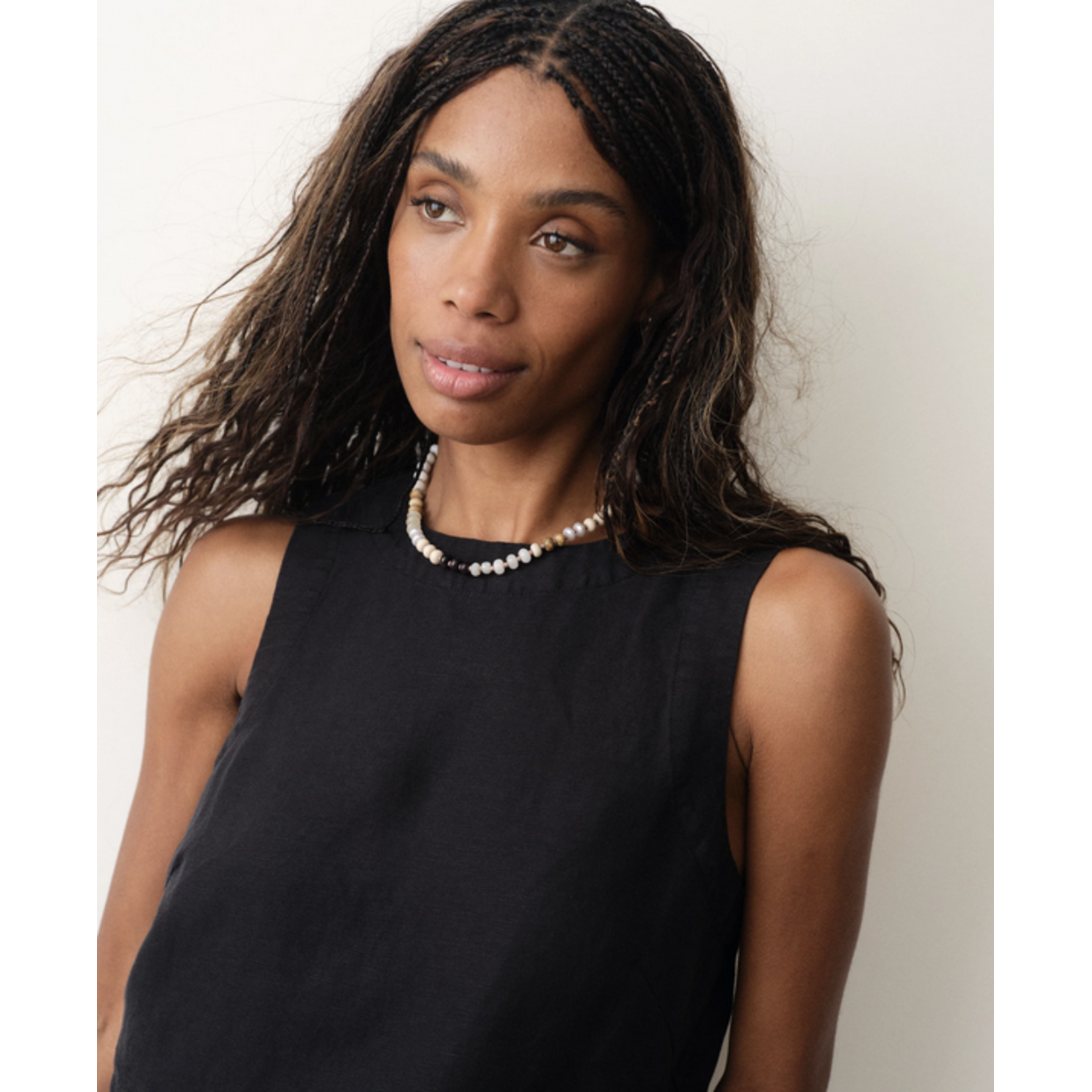 MARINE LAYER MARINE LAYER QUINN LINEN TANK