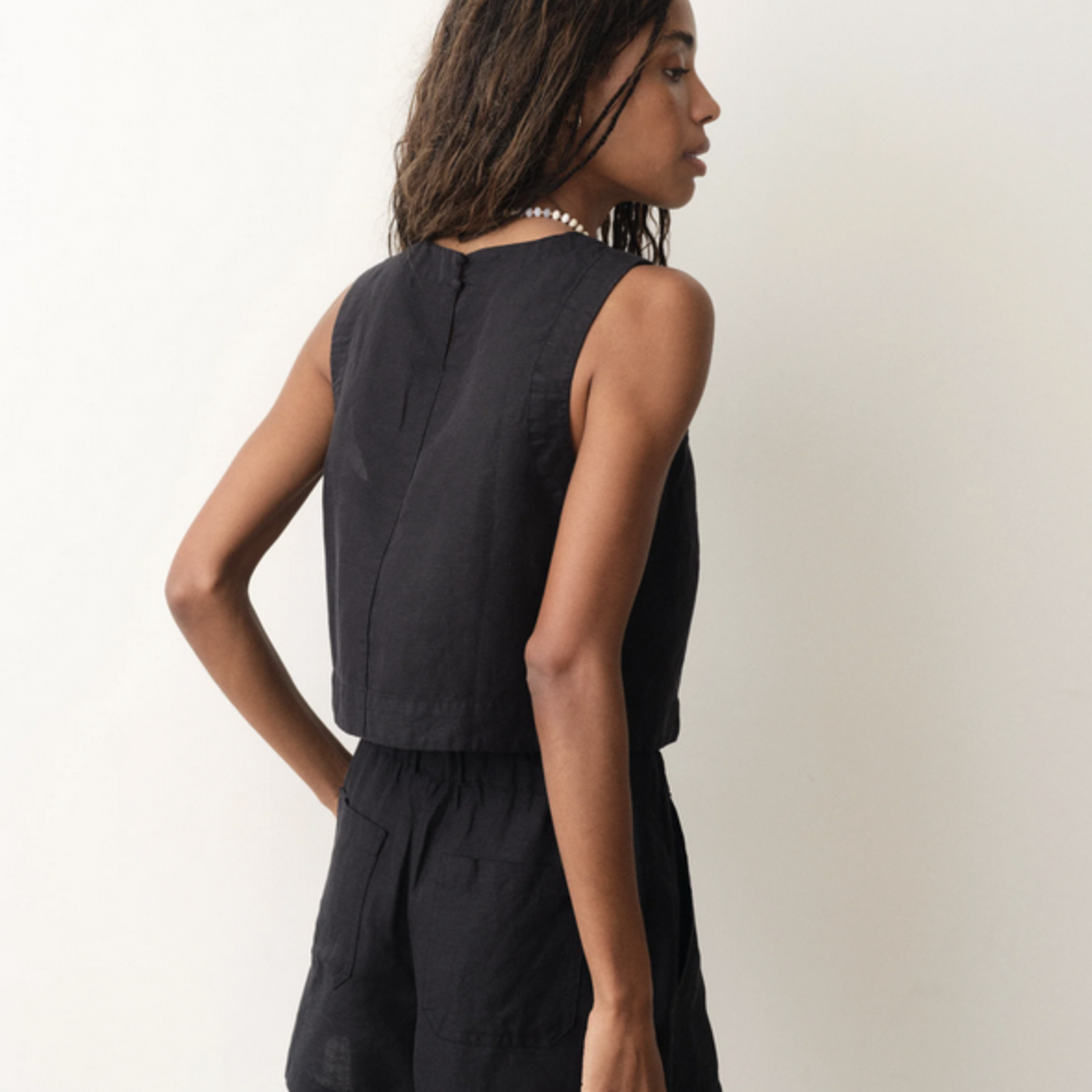 MARINE LAYER MARINE LAYER QUINN LINEN TANK