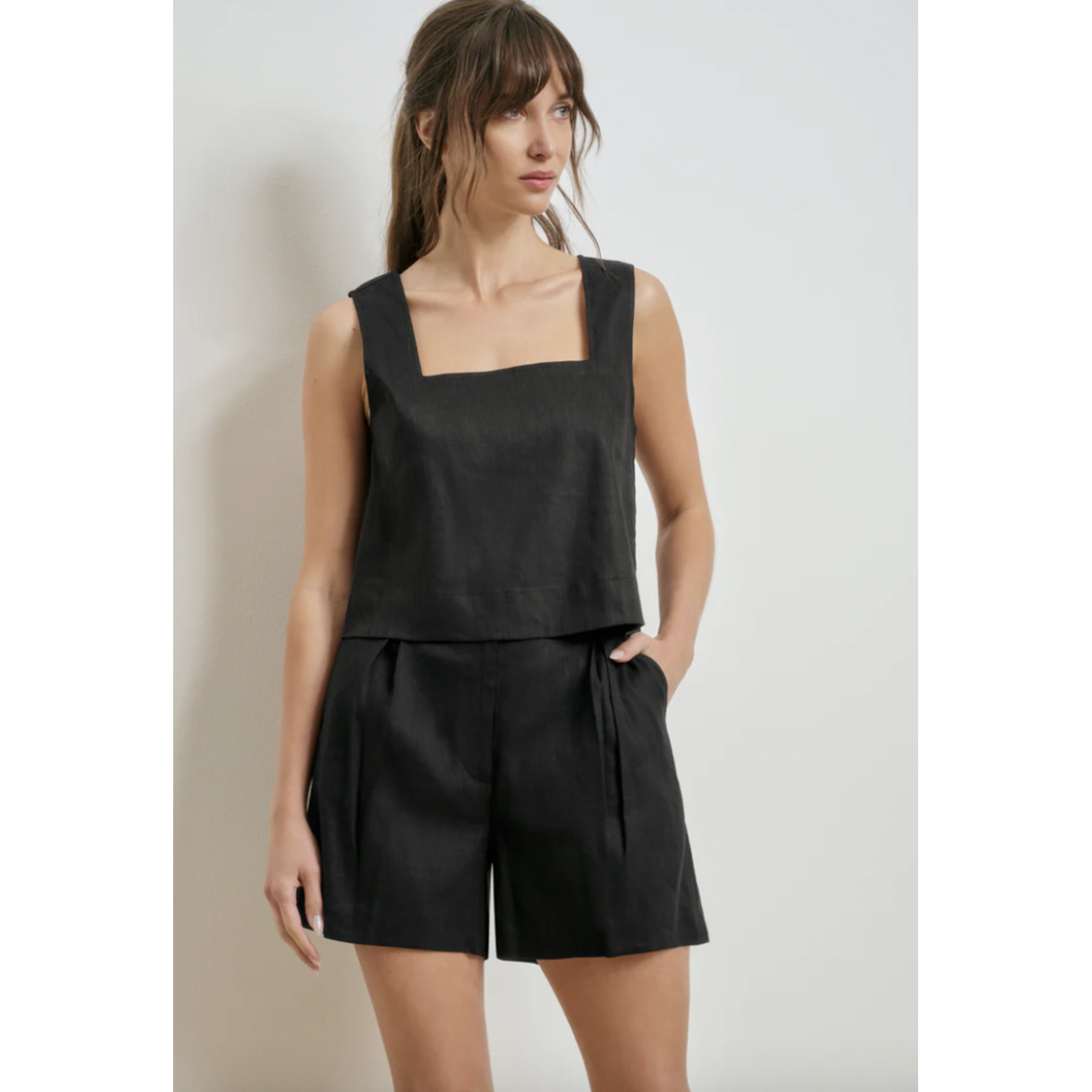 FAVORITE DAUGHTER FAVORITE DAUGHTER LINEN ABBY TOP
