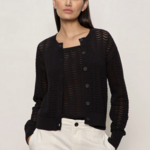 SANCTUARY SANCTUARY FOR KEEPS POINTELLE CARDIGAN