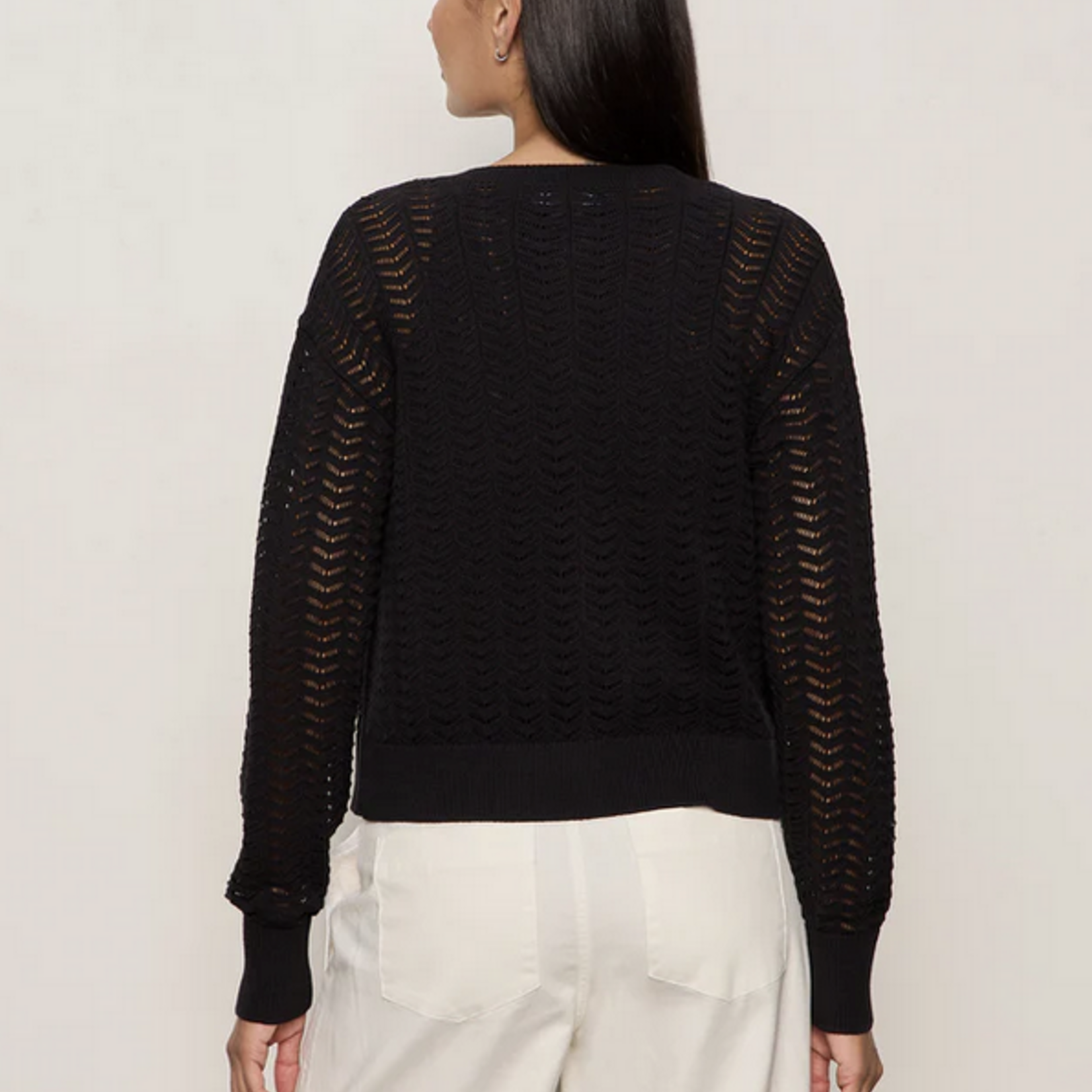 SANCTUARY SANCTUARY FOR KEEPS POINTELLE CARDIGAN