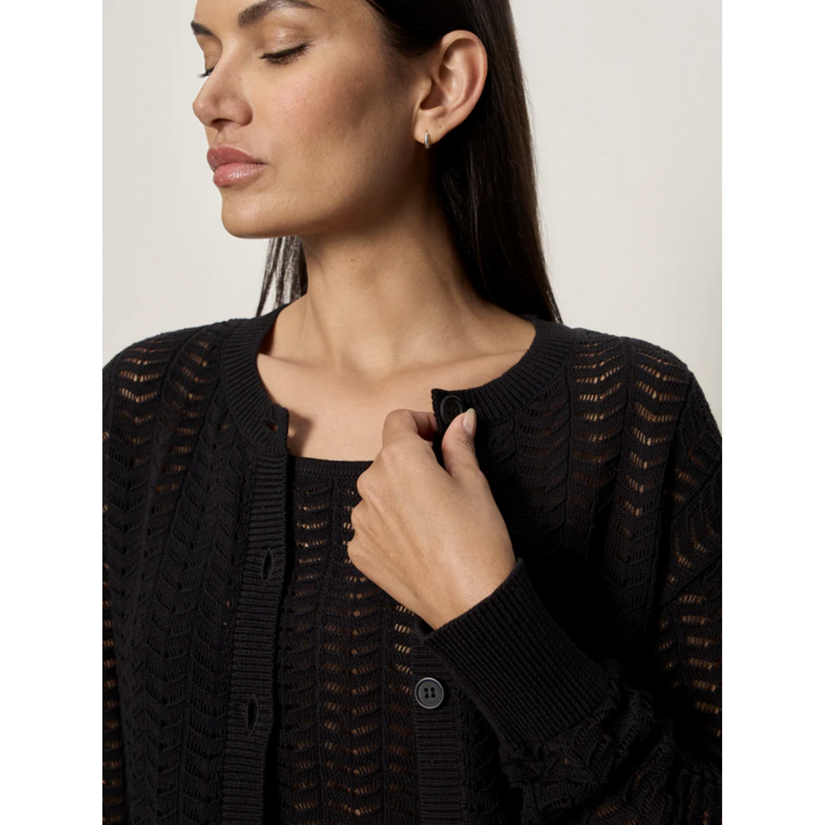SANCTUARY SANCTUARY FOR KEEPS POINTELLE CARDIGAN