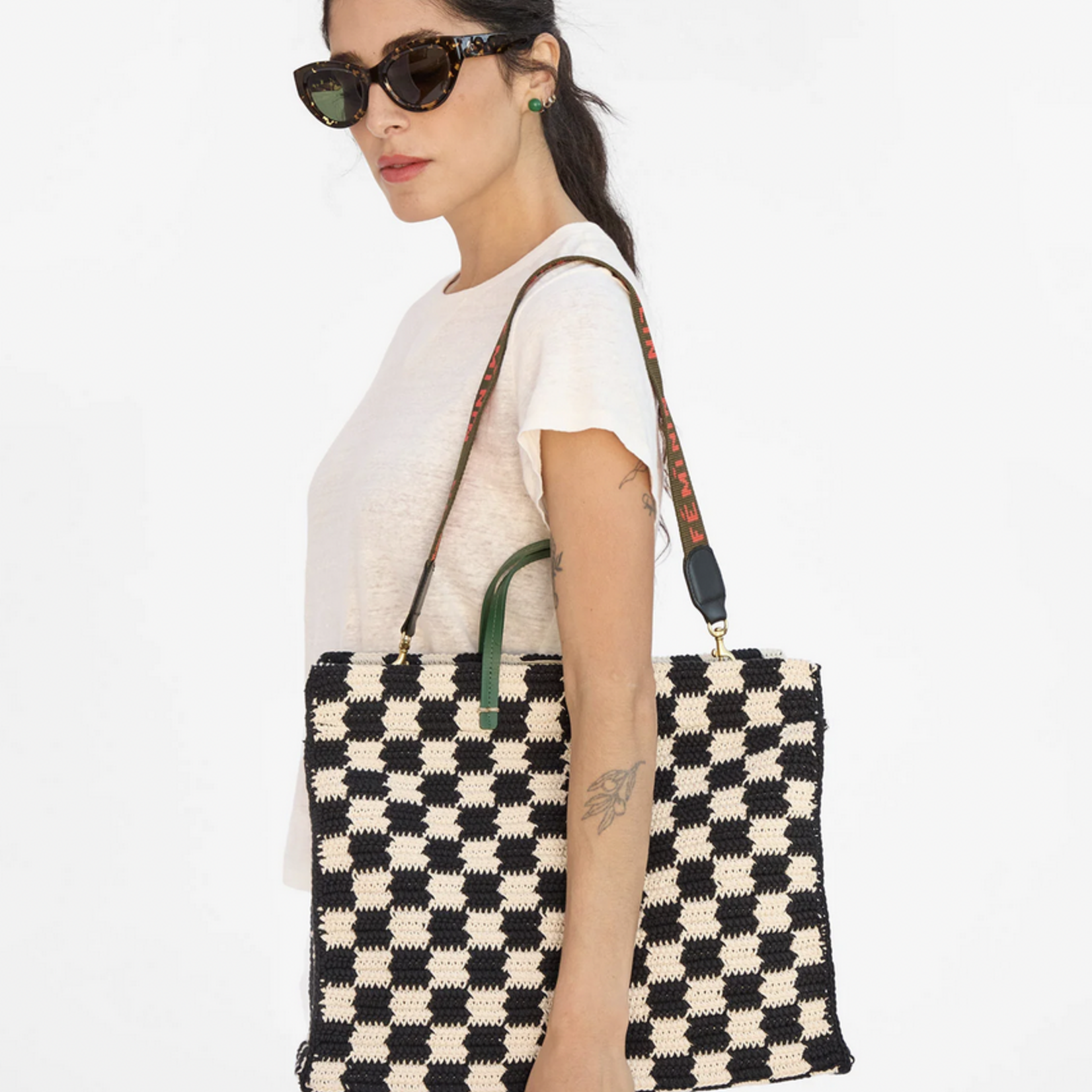 CLARE V. CLARE V. SUMMER SIMPLE TOTE