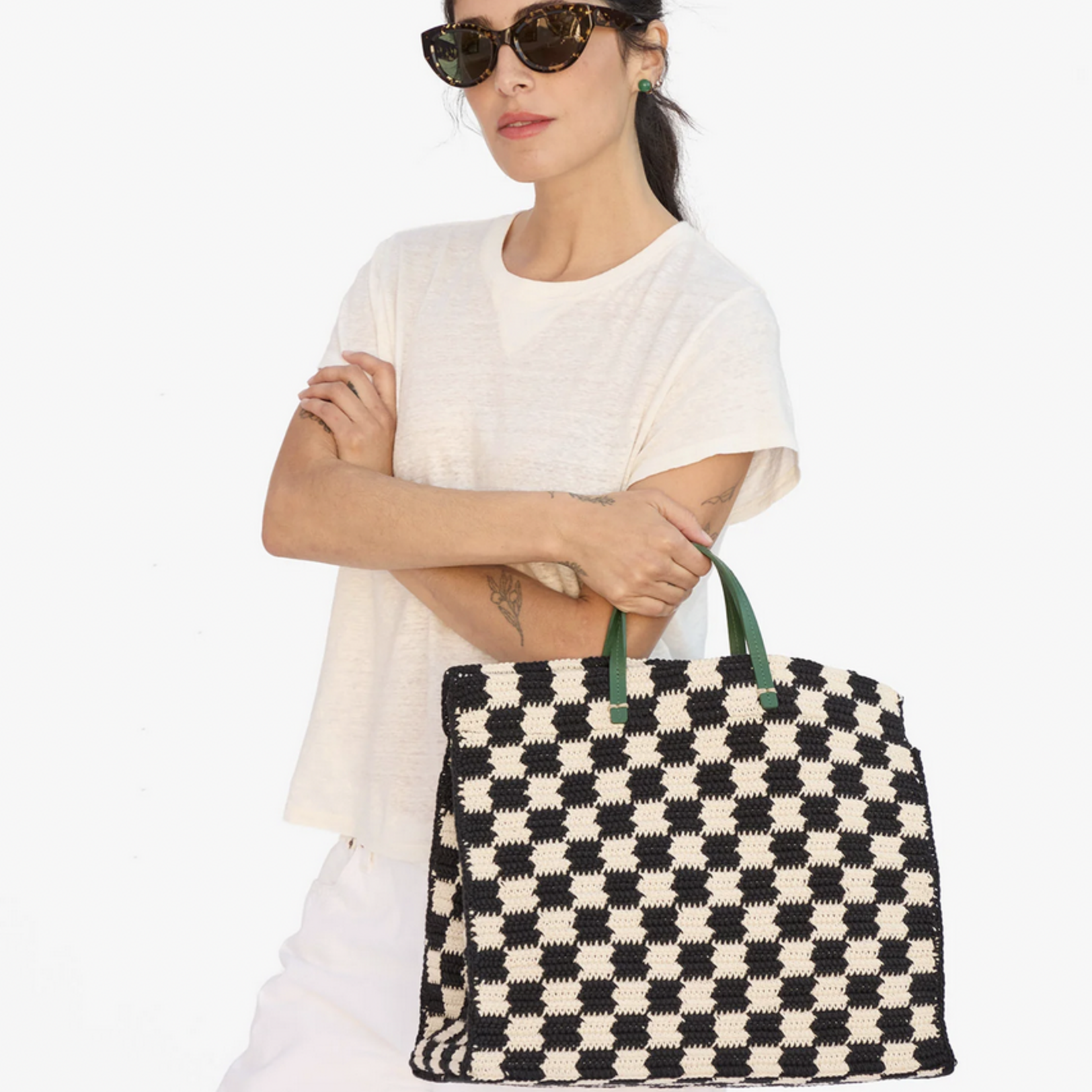 CLARE V. CLARE V. SUMMER SIMPLE TOTE