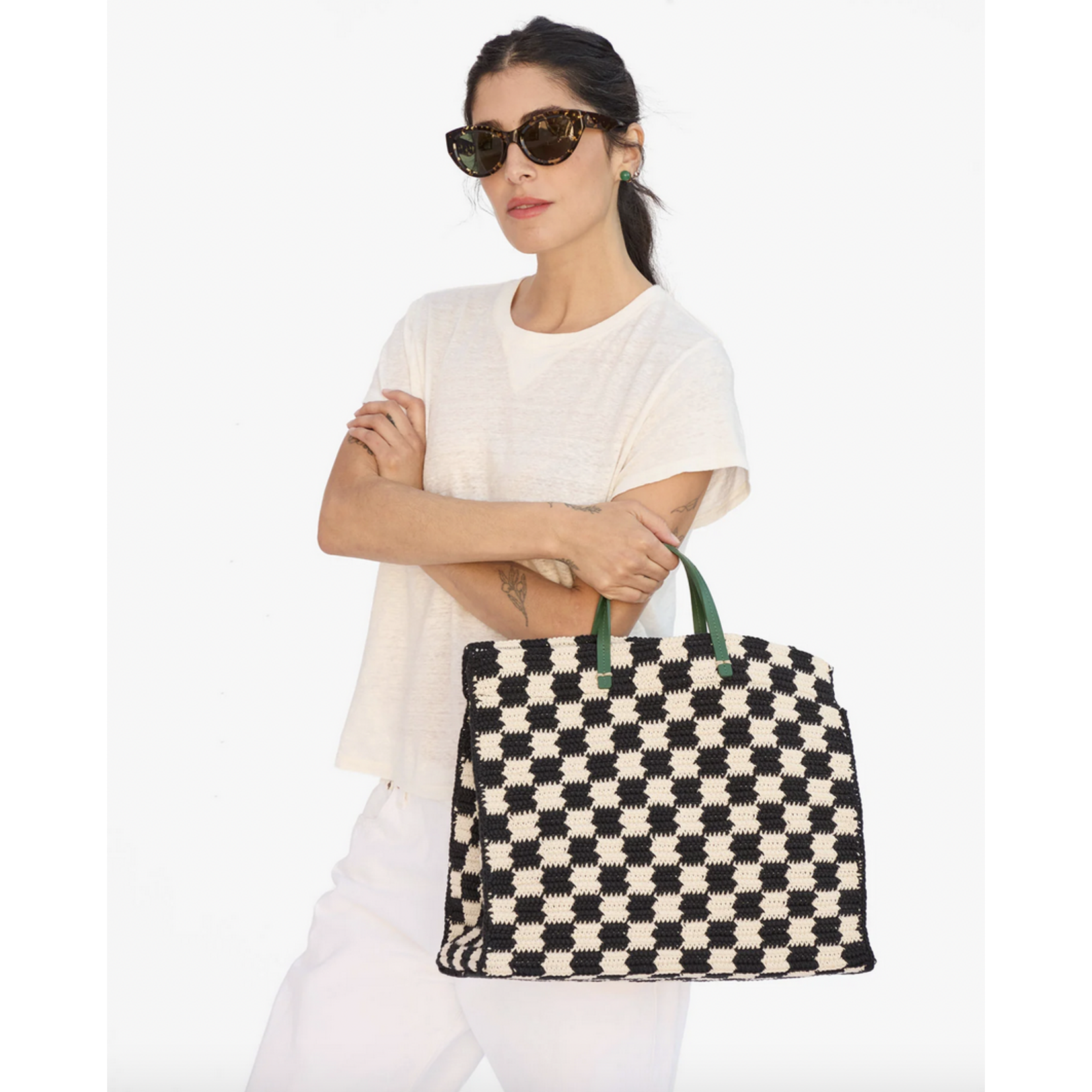 CLARE V. CLARE V. SUMMER SIMPLE TOTE