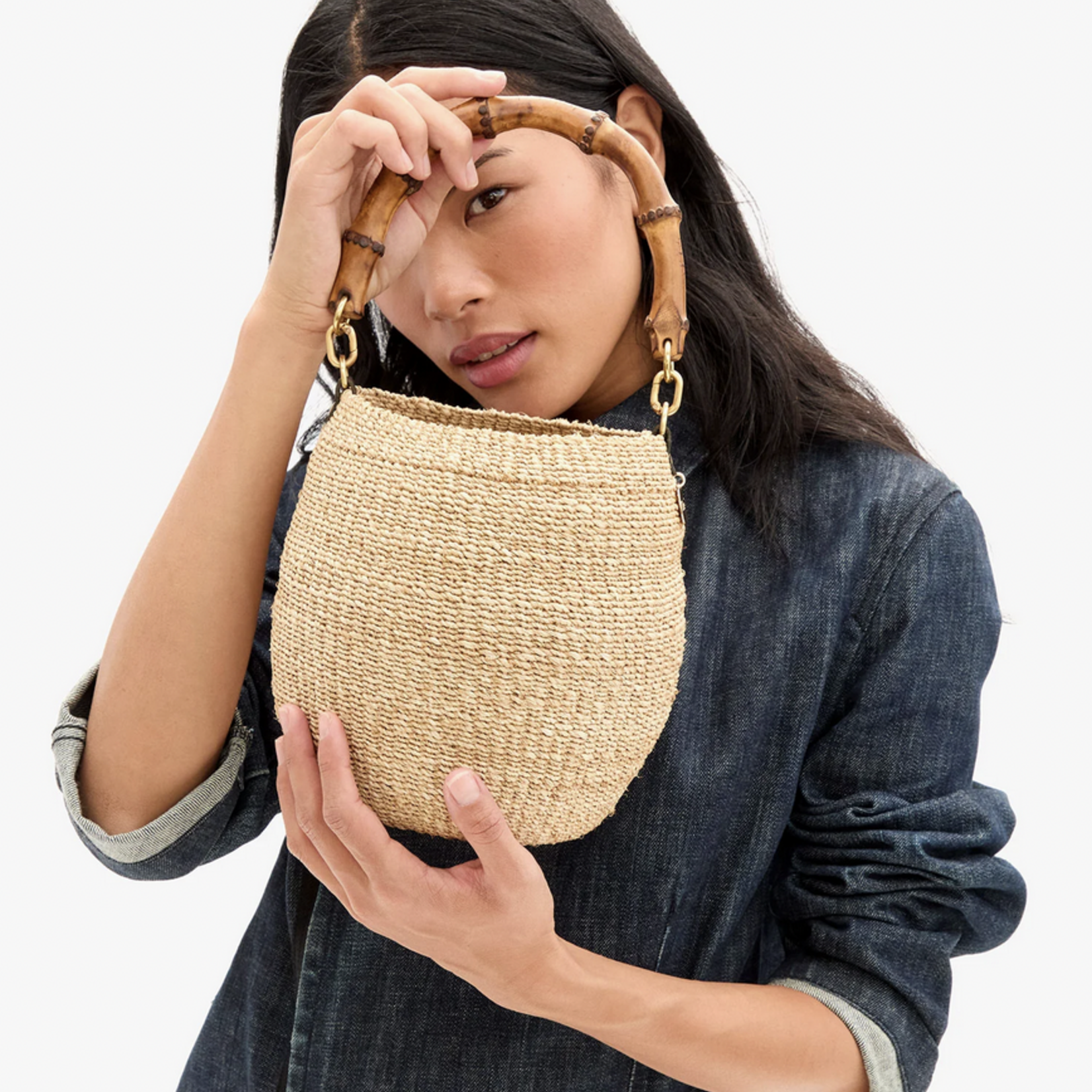 CLARE V. CLARE V. POT DI MIEL W/BAMBOO HANDLE