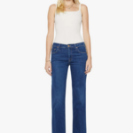 MOTHER MOTHER MID RISE RAMBLER ZIP FLOOD