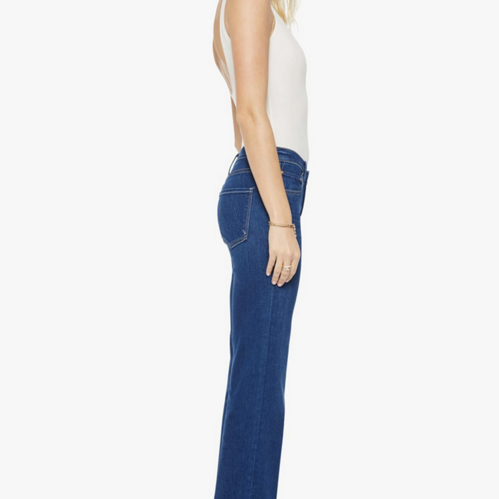 MOTHER MOTHER MID RISE RAMBLER ZIP FLOOD