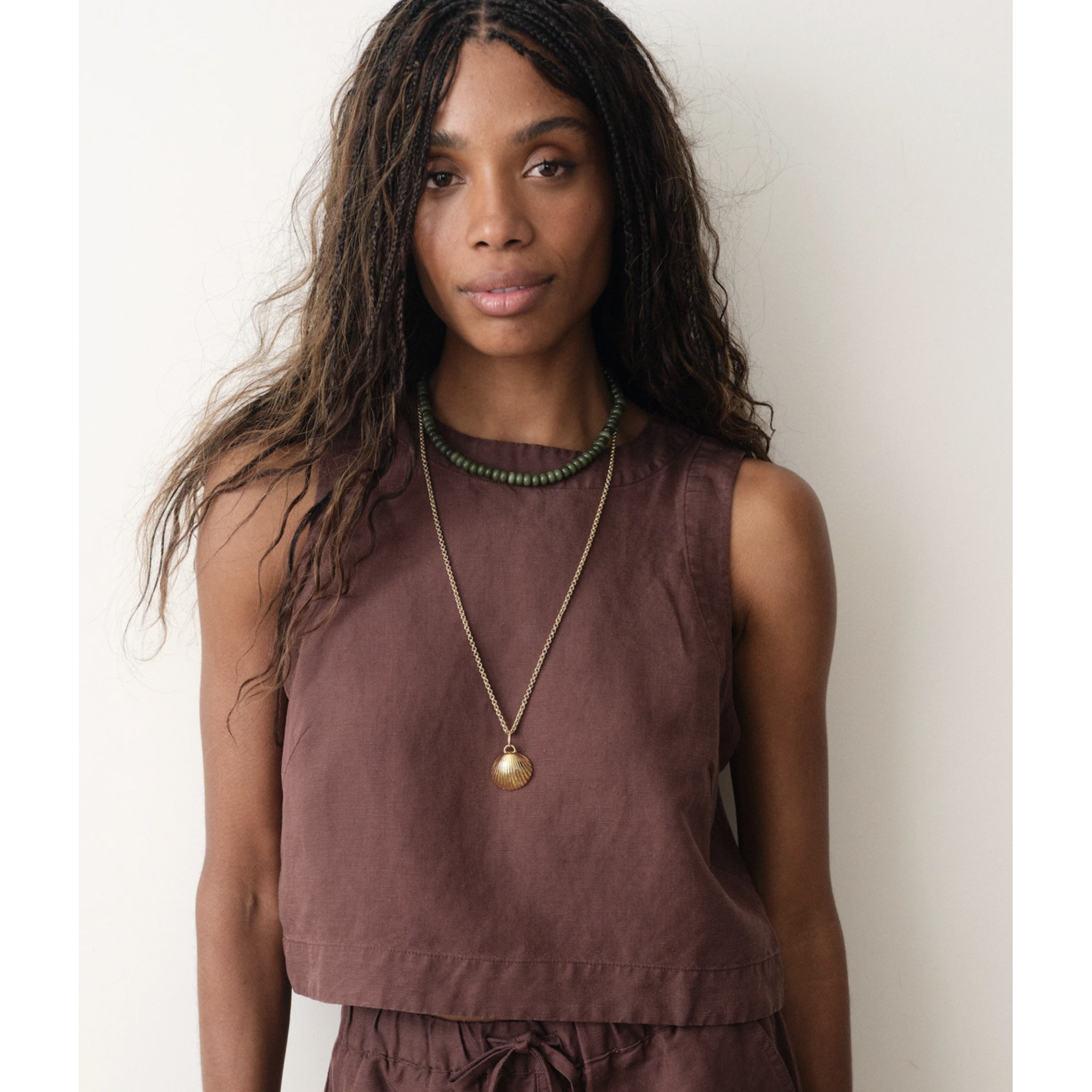 MARINE LAYER MARINE LAYER QUINN LINEN TANK