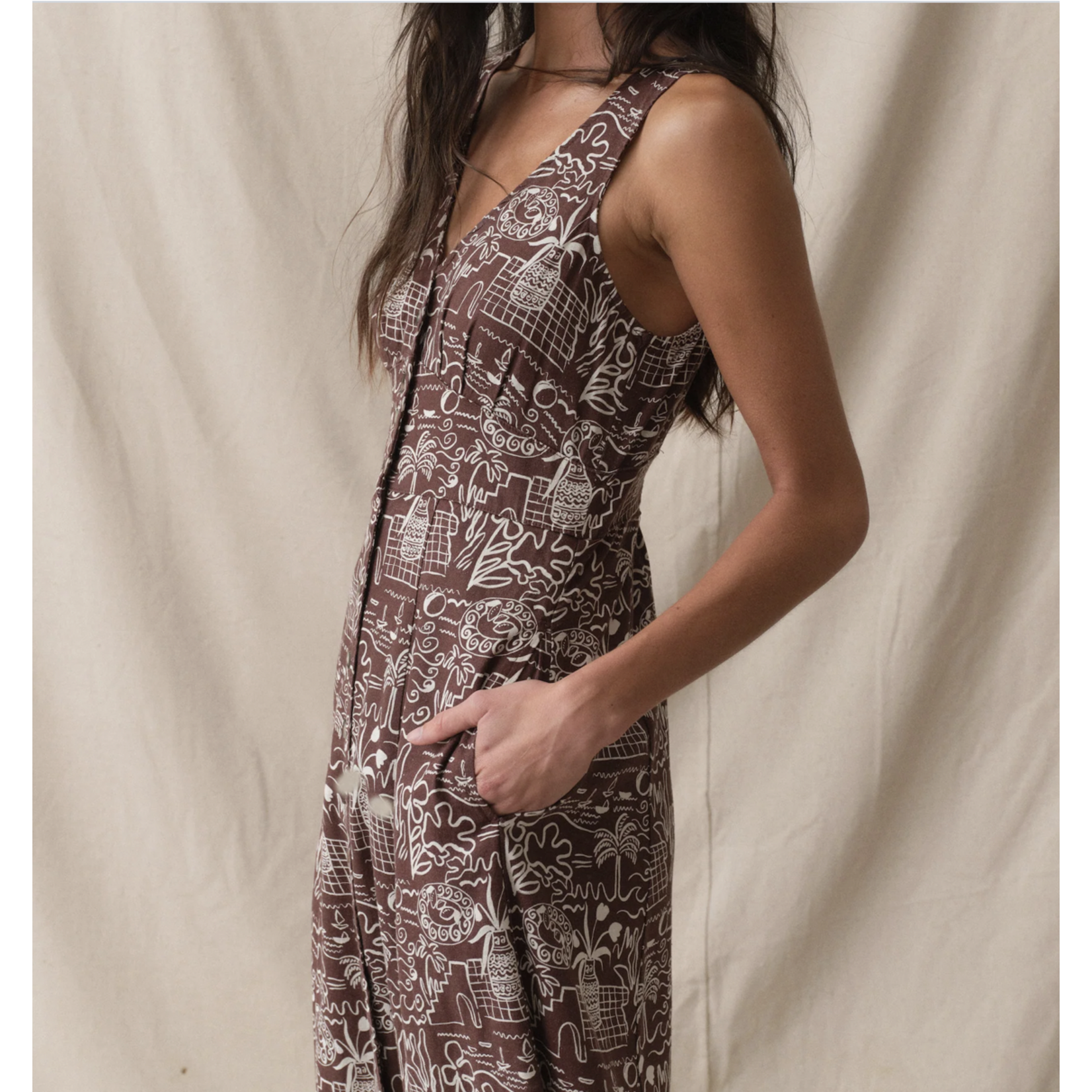 MARINE LAYER MARINE LAYER CAMILA MAXI DRESS
