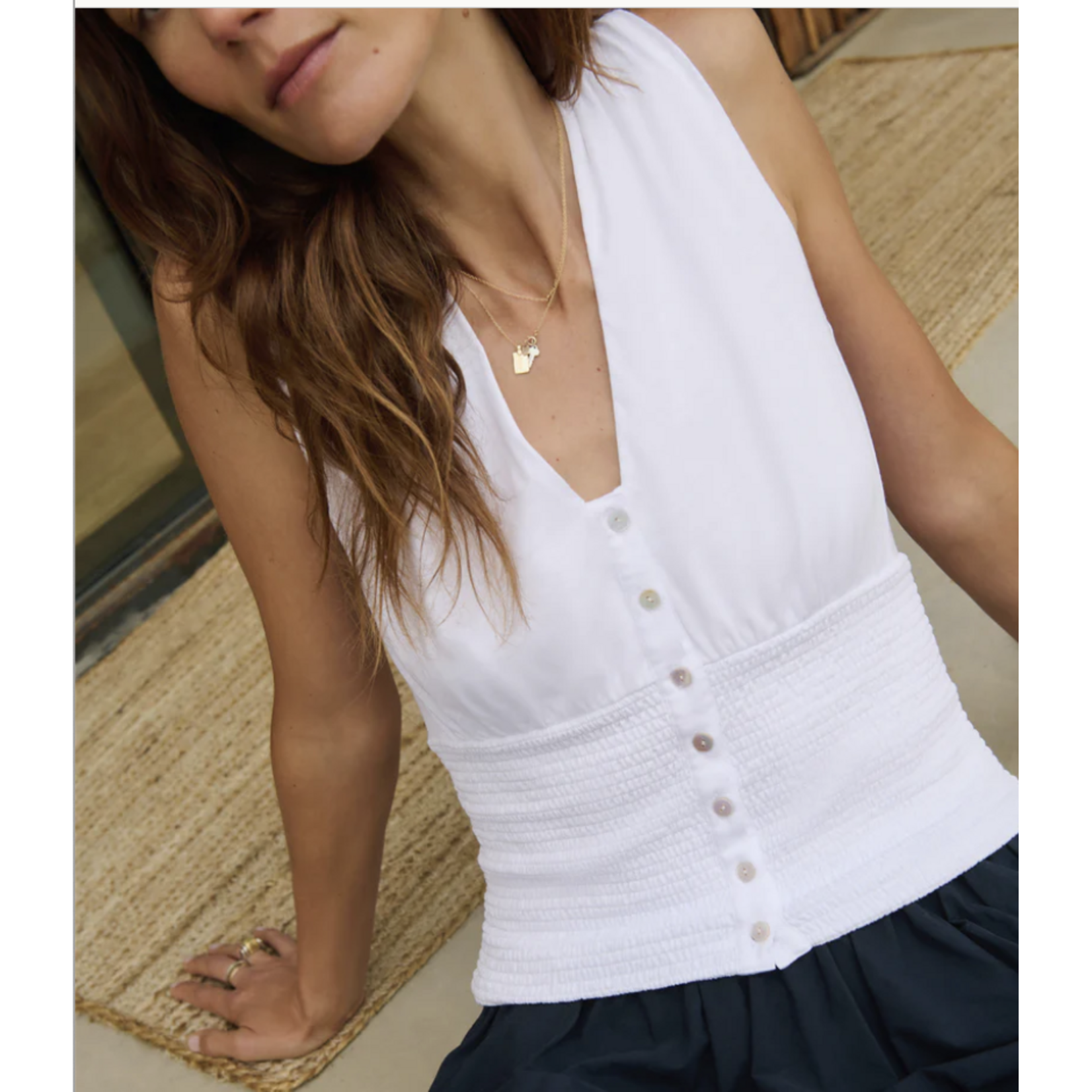 NATION LTD NATION HALI BUTTON UP TANK