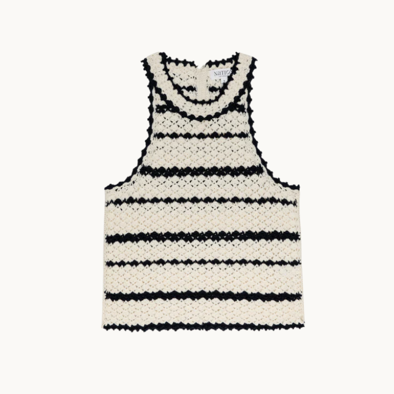 NATION LTD NATION LUCY CROCHET HALTER