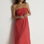 NATION MADELINE TIE DRESS