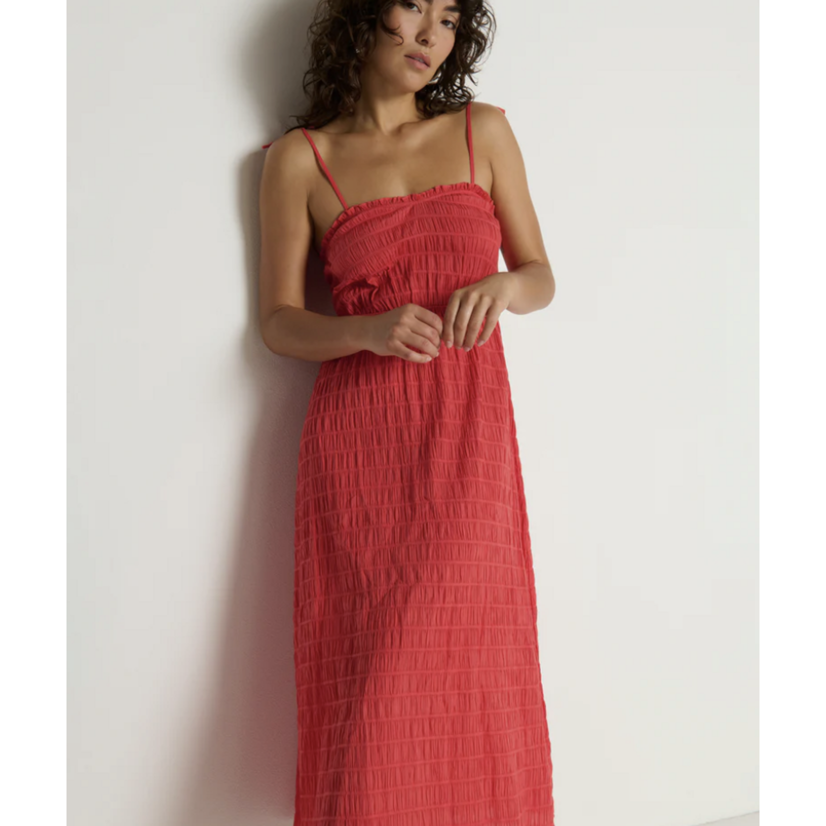NATION MADELINE TIE DRESS