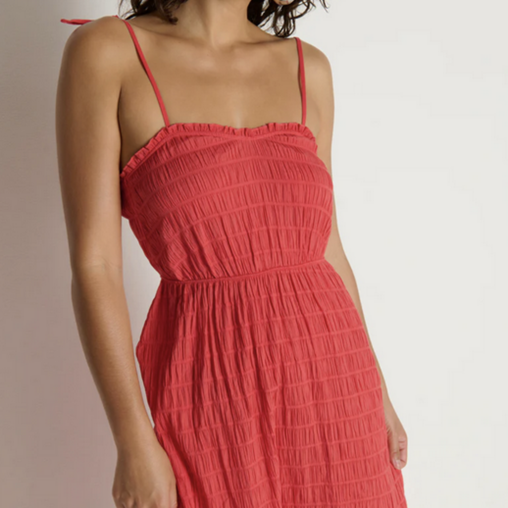 NATION MADELINE TIE DRESS