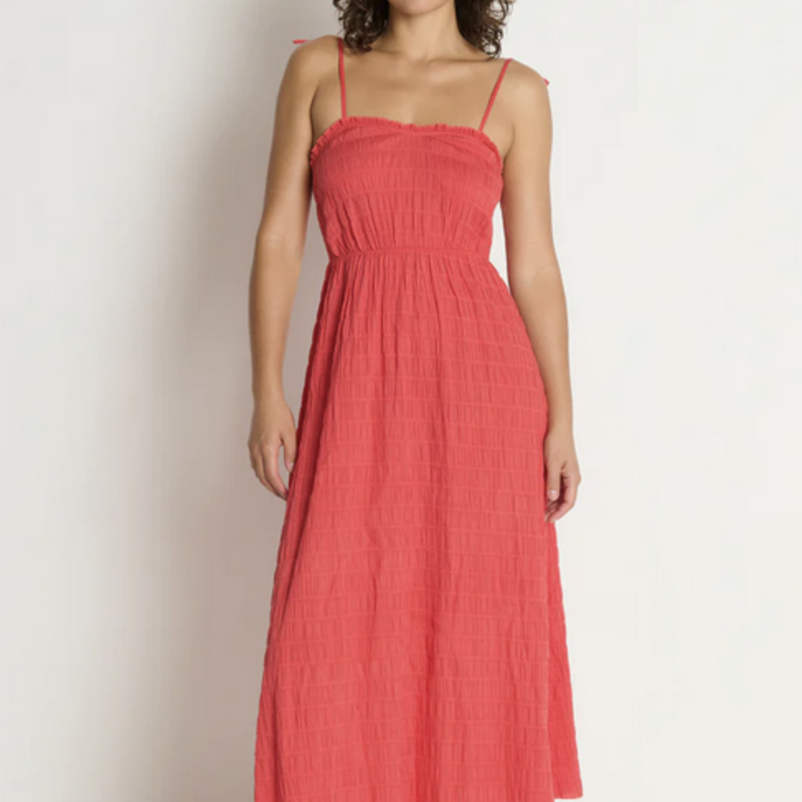 NATION MADELINE TIE DRESS