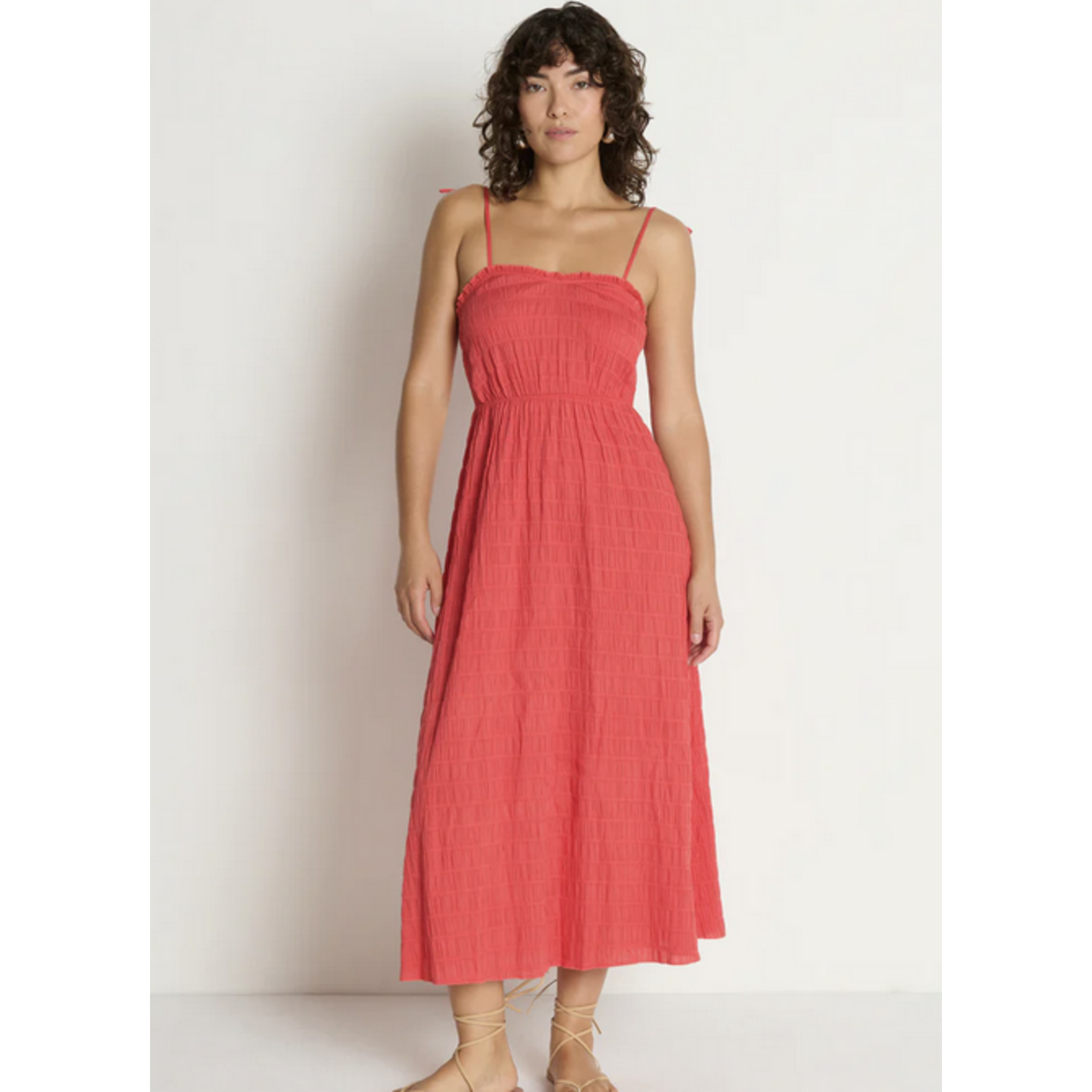 NATION MADELINE TIE DRESS