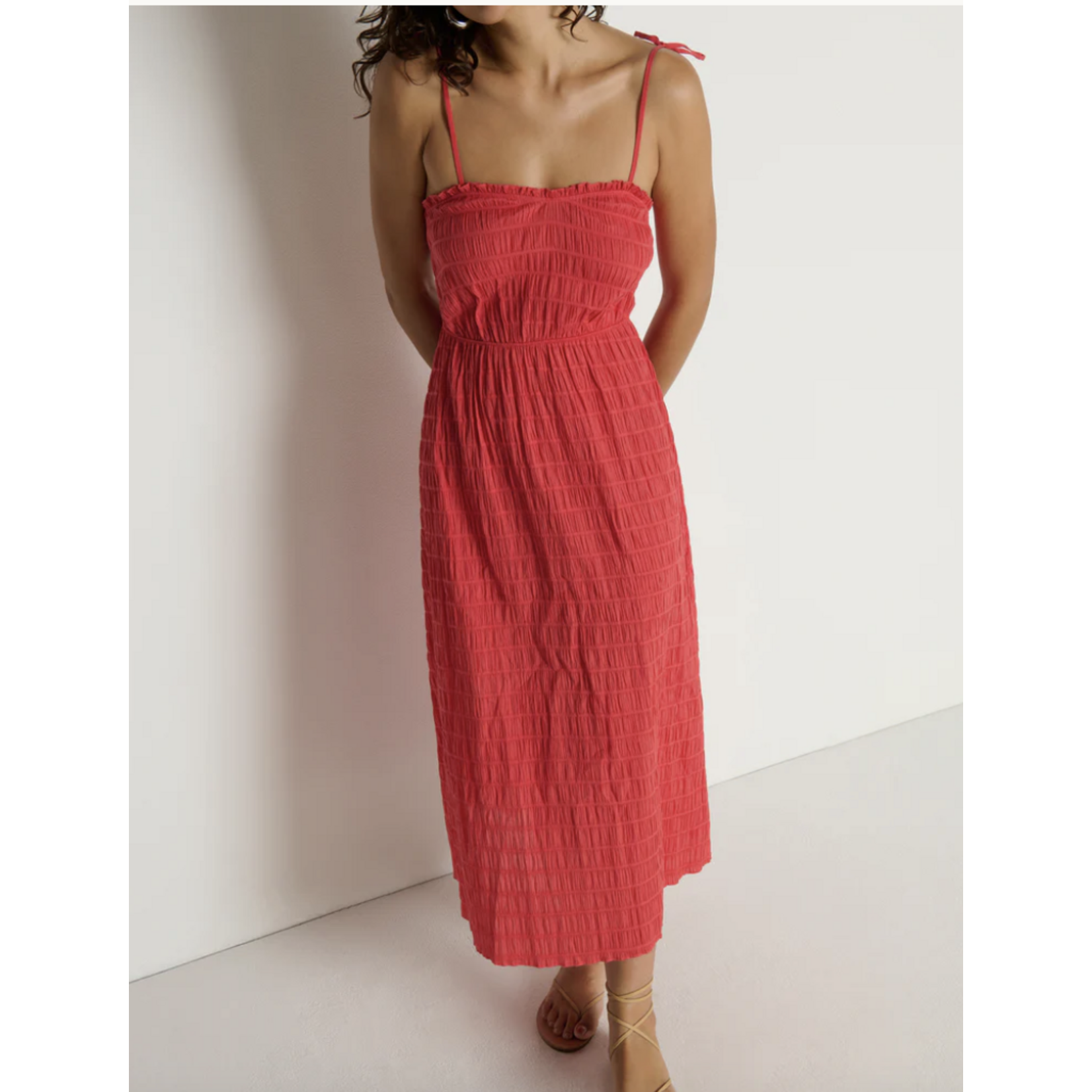 NATION MADELINE TIE DRESS