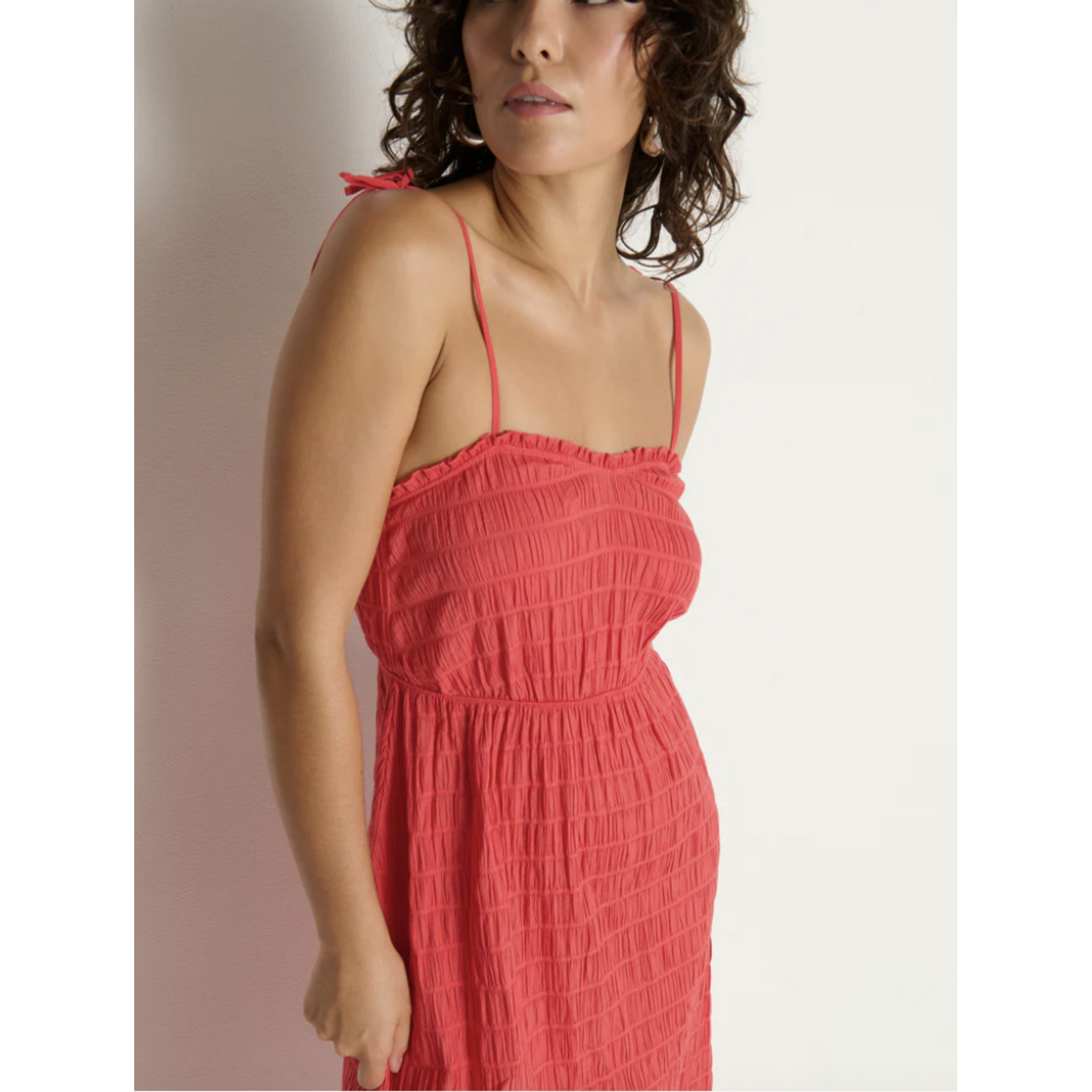 NATION MADELINE TIE DRESS