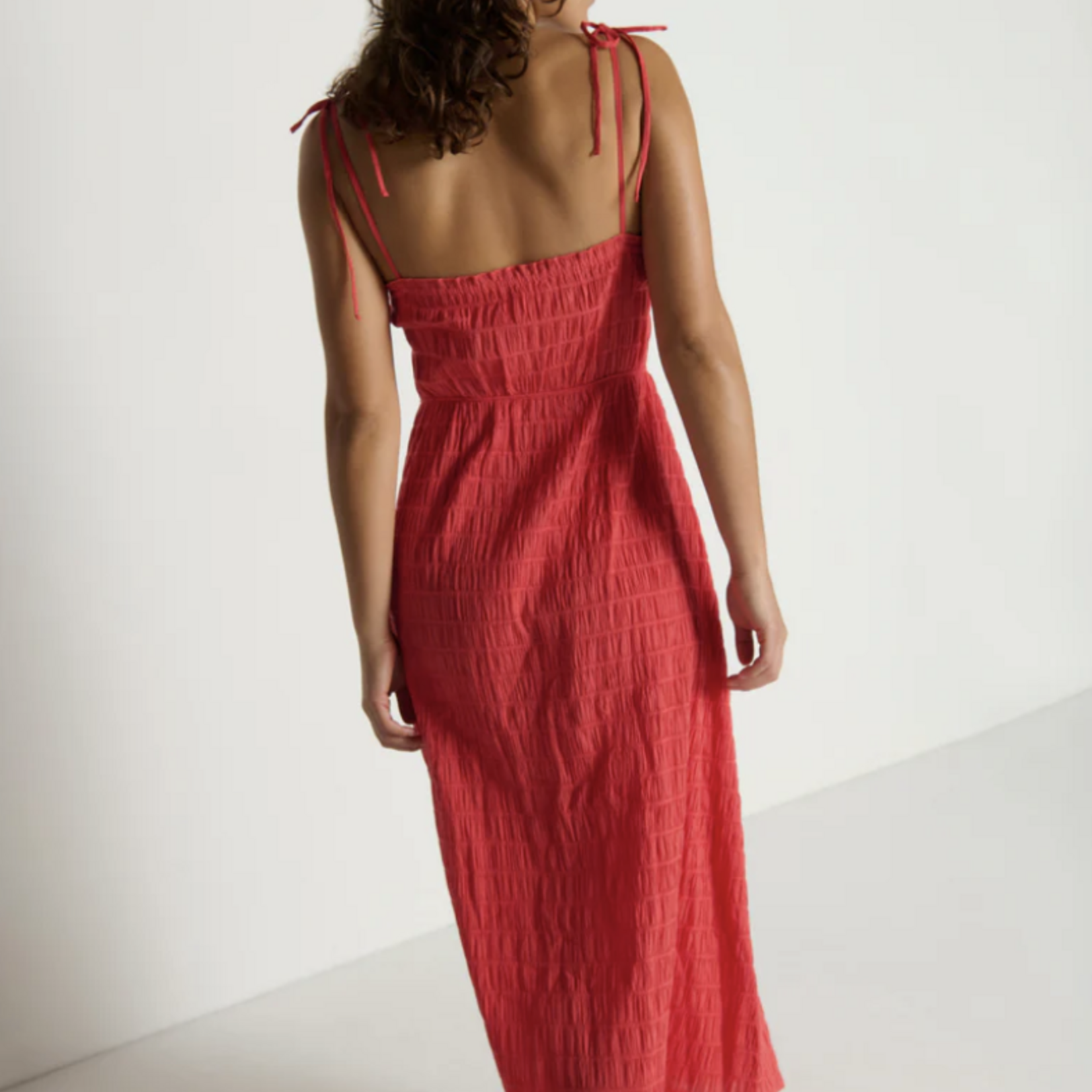 NATION MADELINE TIE DRESS
