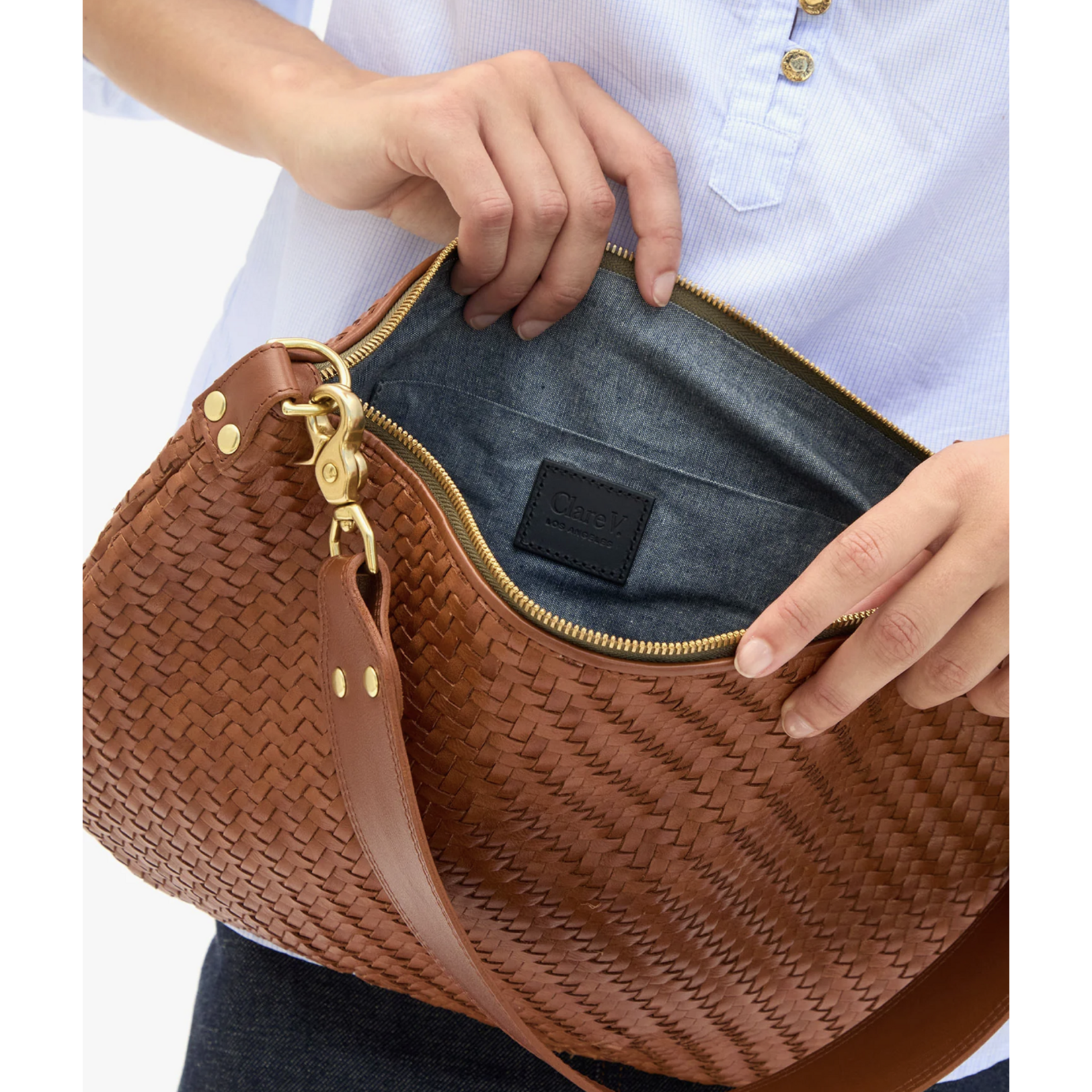 CLARE V. CLARE V. MOYEN MESSENGER BAG