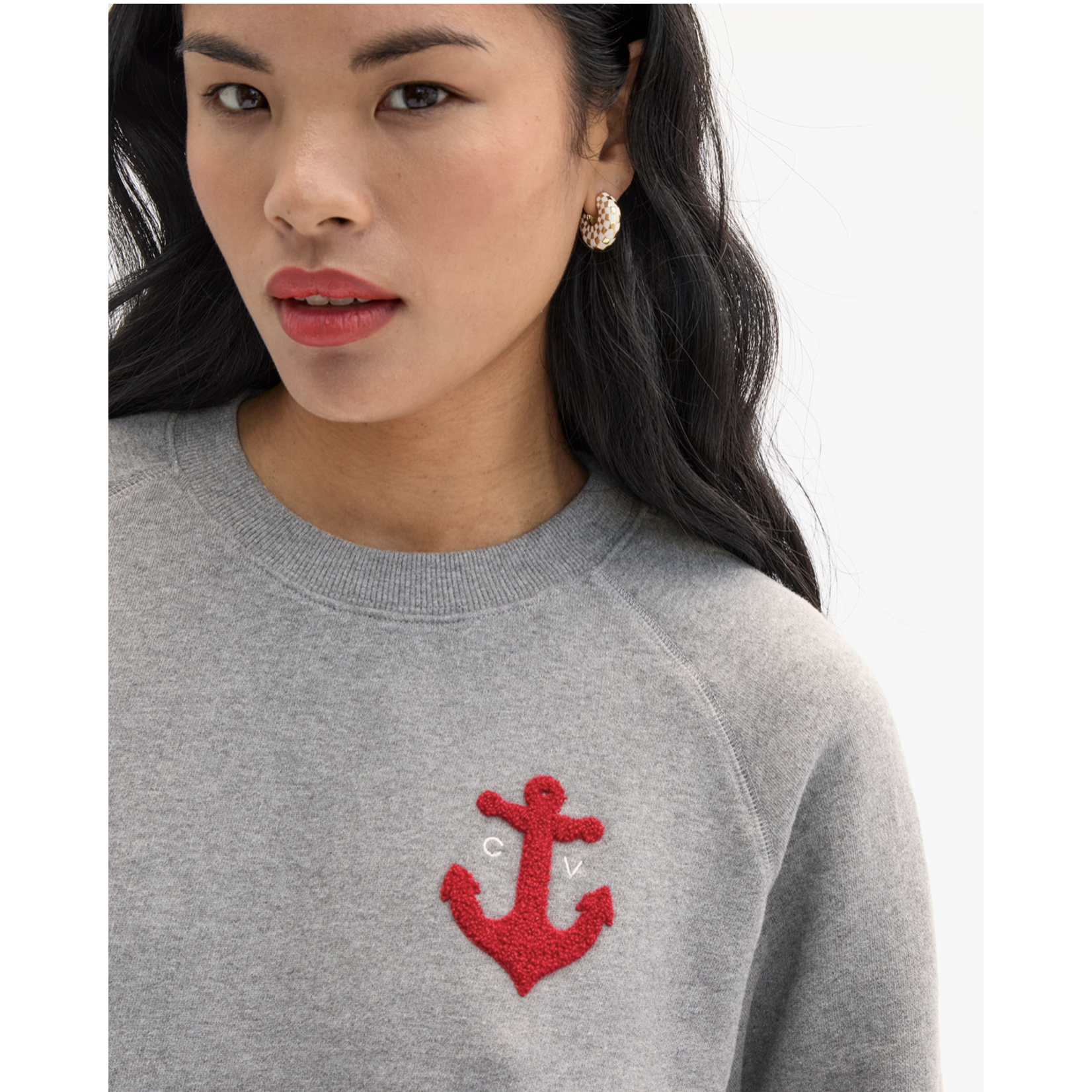 CLARE V. CLARE V. LE COURT SWEATSHIRT