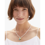 CLARE V. CLARE V. FRESHWATER PEARL CHARM NECKLACE