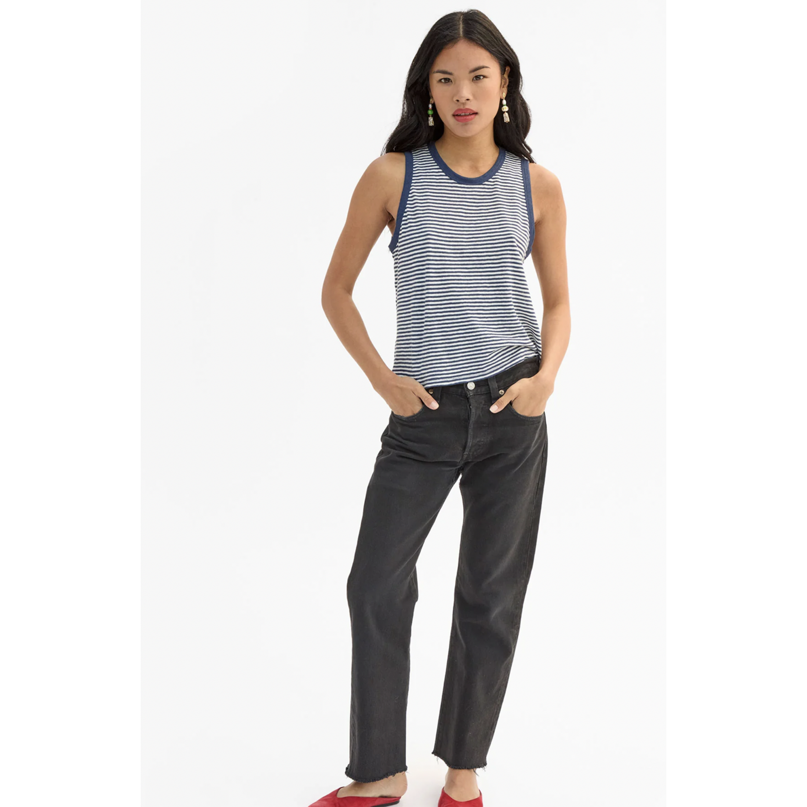 CLARE V. CLARE V. CAMP FIT TANK