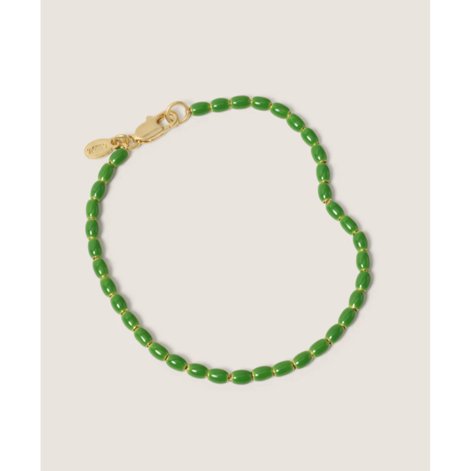 CLARE V. CLARE V. ENAMEL BARREL CHAIN BRACELET