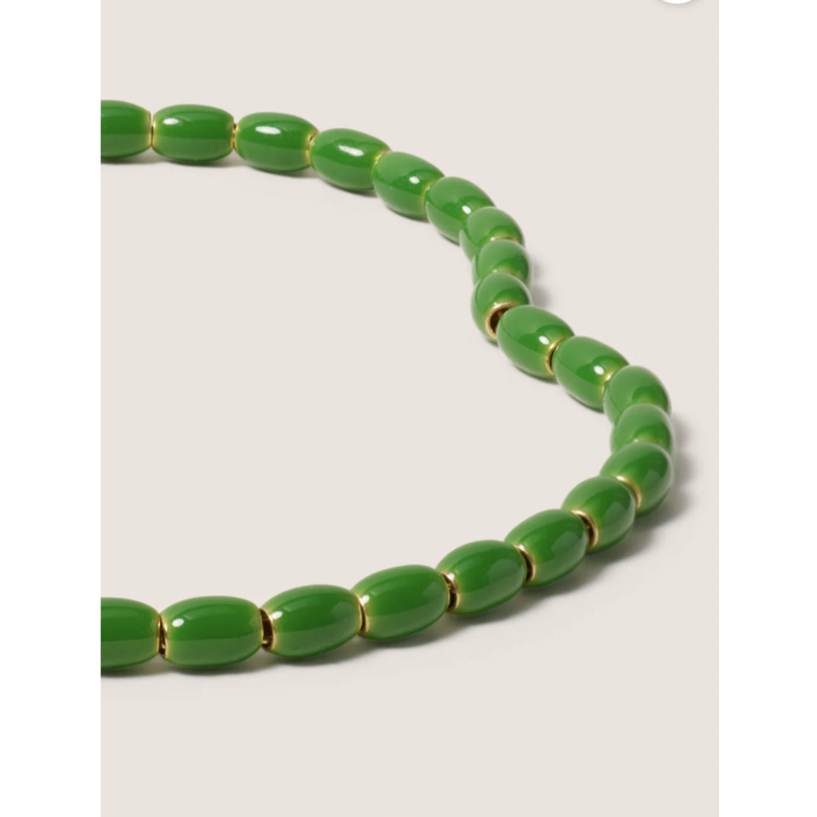 CLARE V. CLARE V. ENAMEL BARREL CHAIN BRACELET