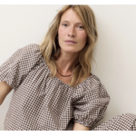 MARINE LAYER MARINE LAYER GIA POPLIN BLOUSE