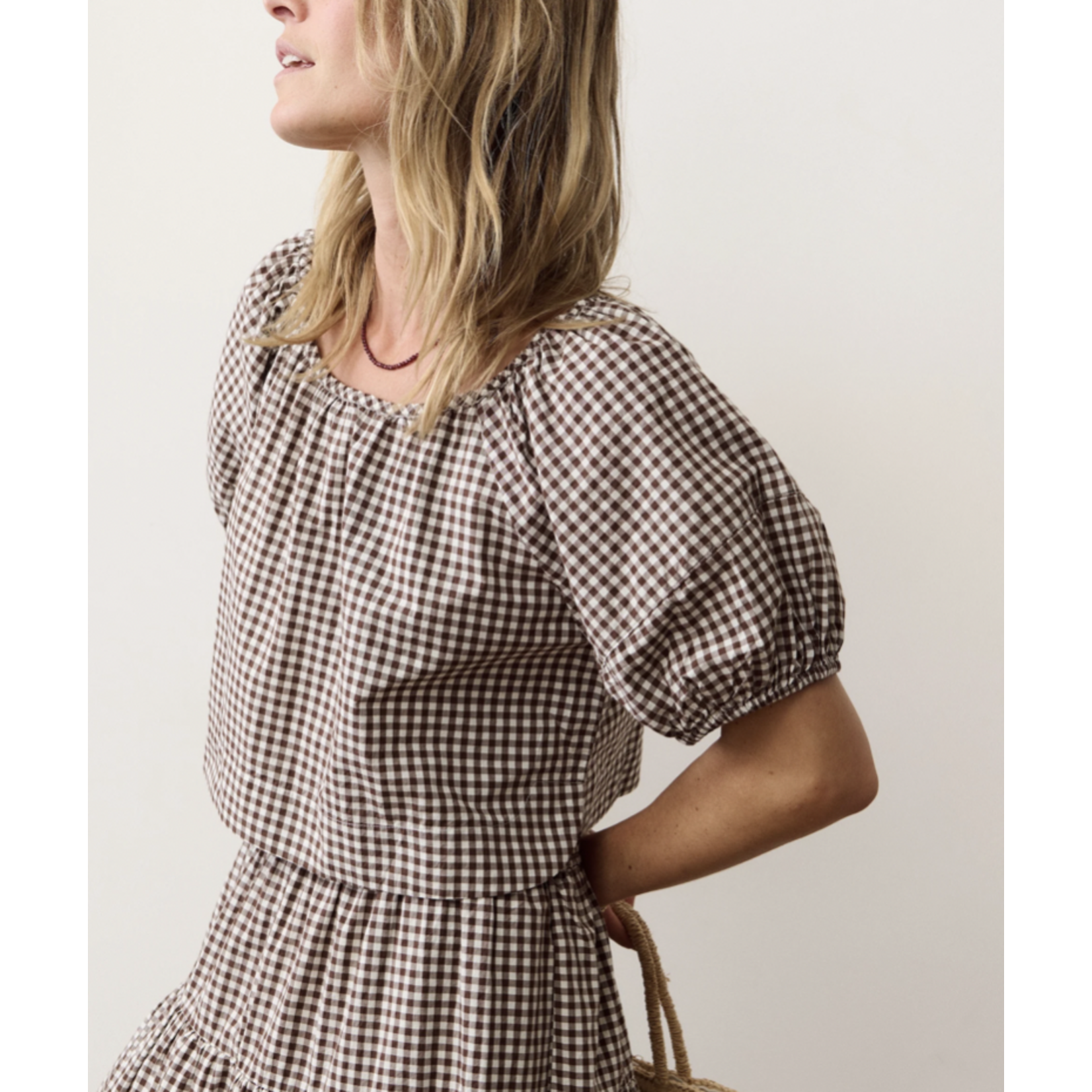 MARINE LAYER MARINE LAYER GIA POPLIN BLOUSE