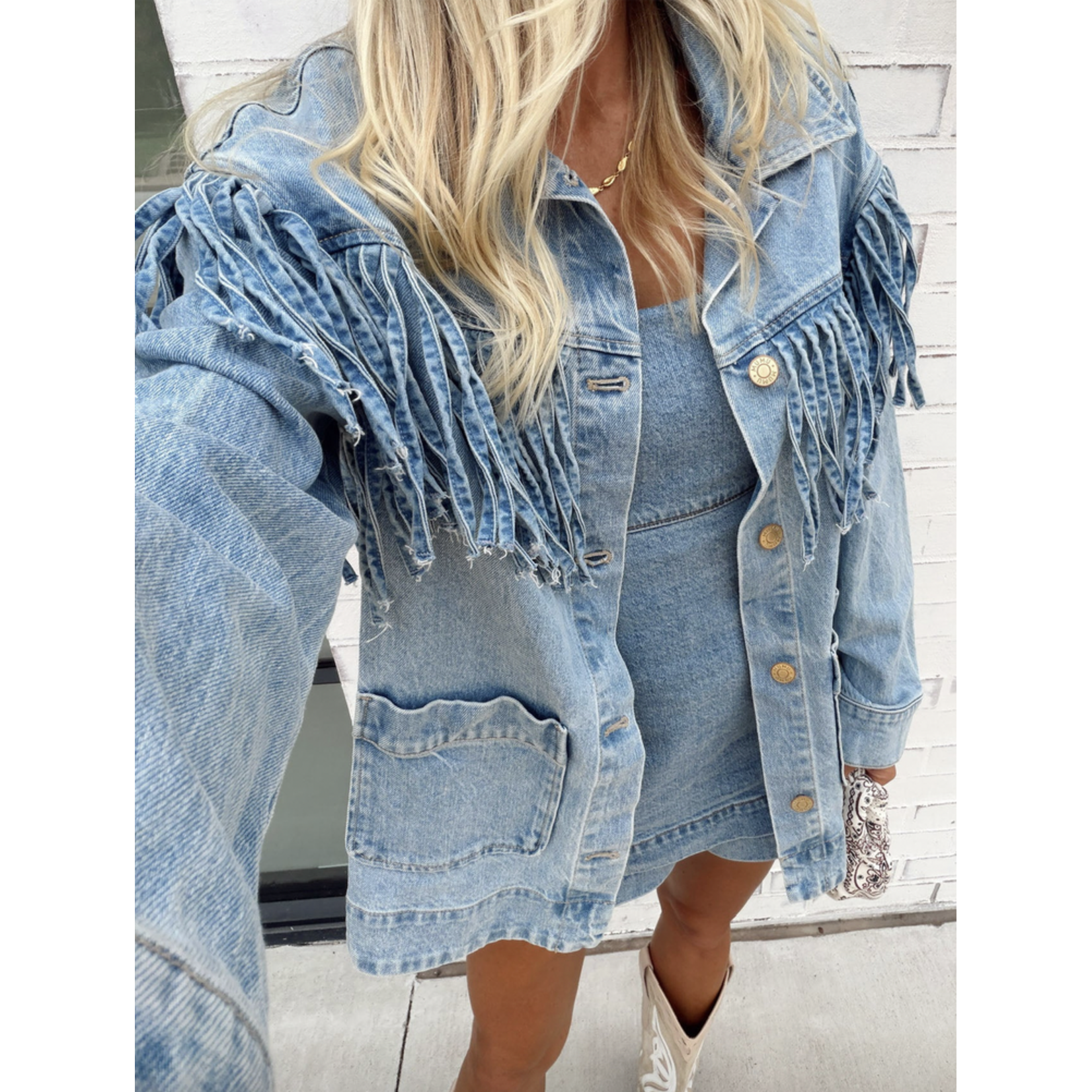 SHOW ME YOUR MUMU SHOW ME YOUR MUMU OJAI FRINGE JACKET