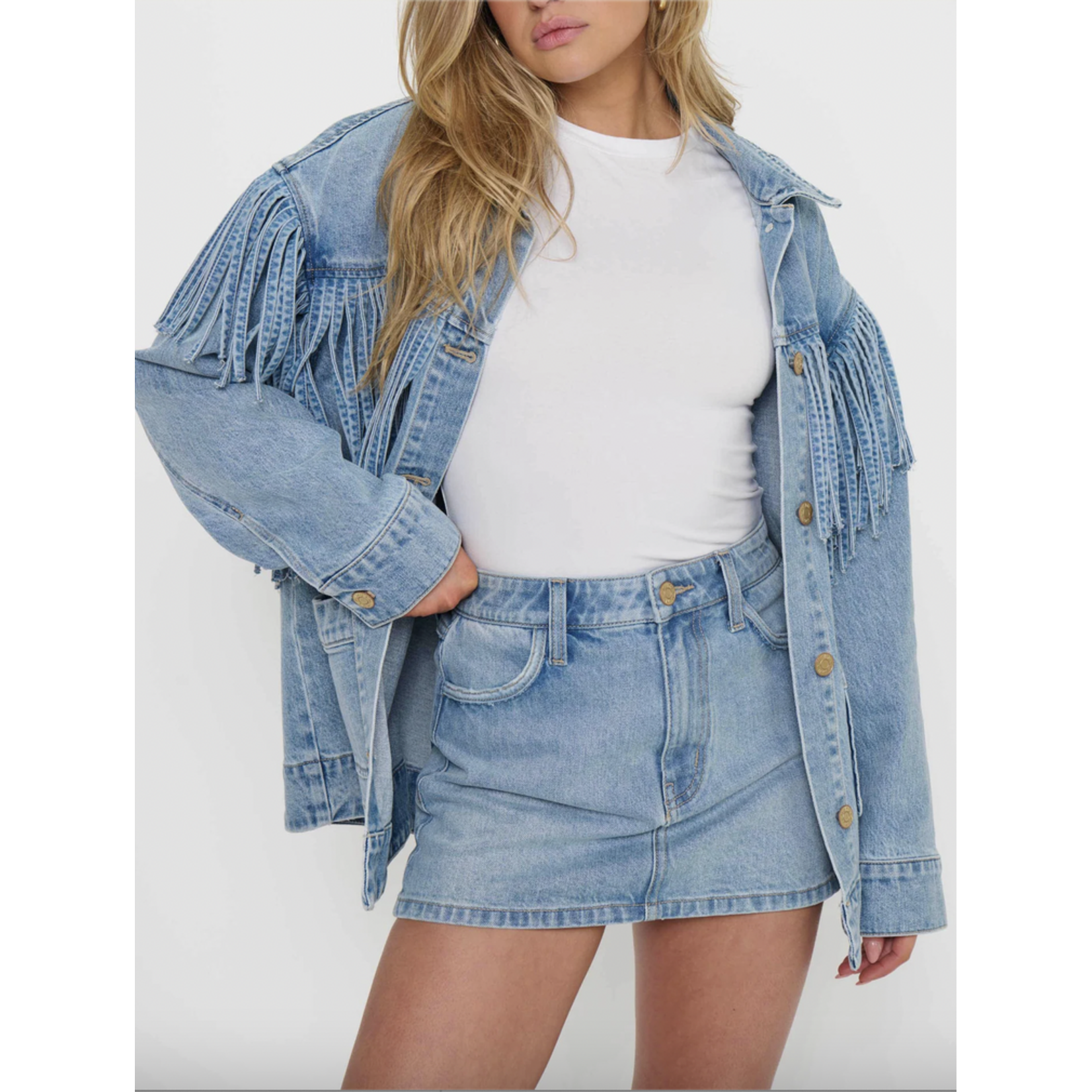 SHOW ME YOUR MUMU SHOW ME YOUR MUMU OJAI FRINGE JACKET