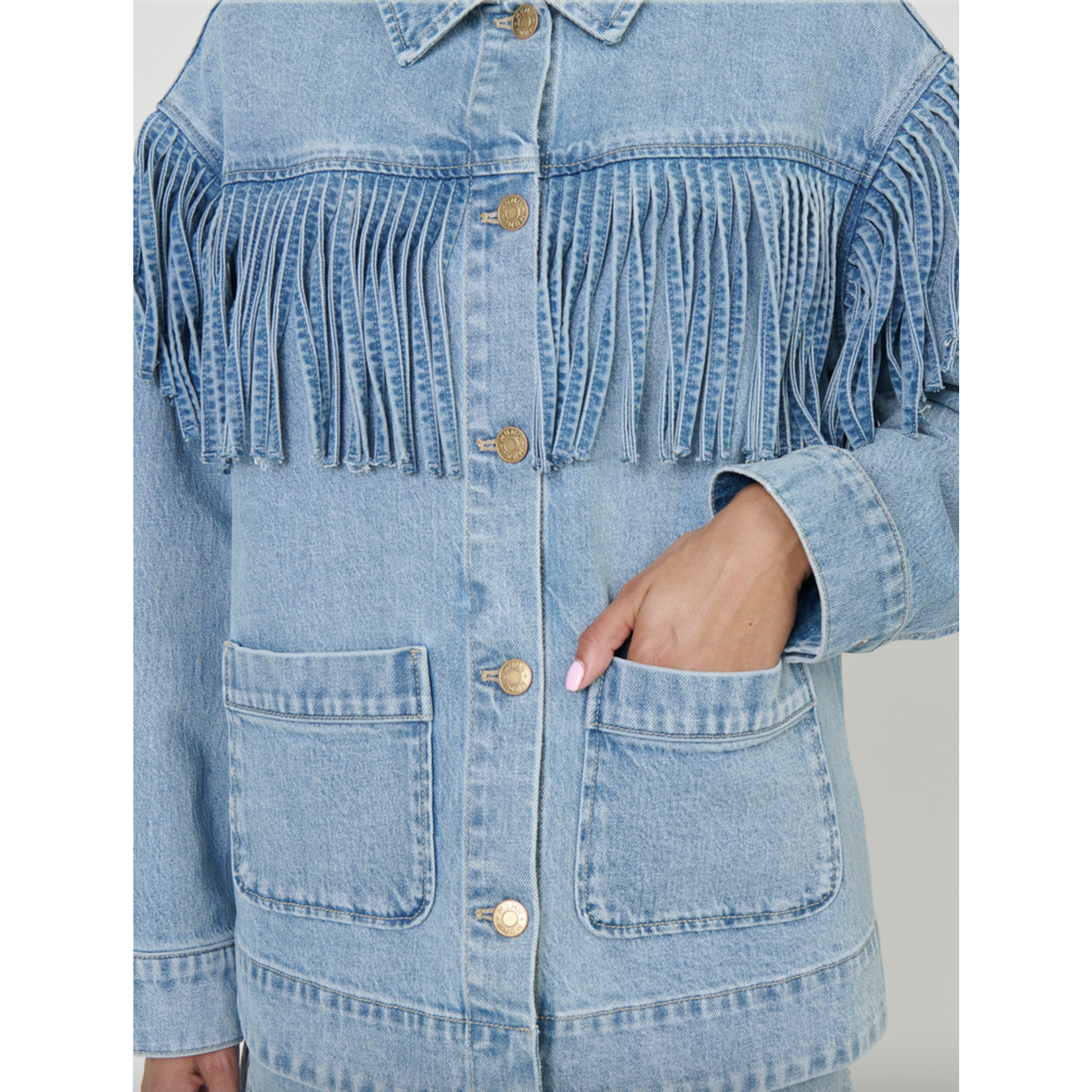 SHOW ME YOUR MUMU SHOW ME YOUR MUMU OJAI FRINGE JACKET