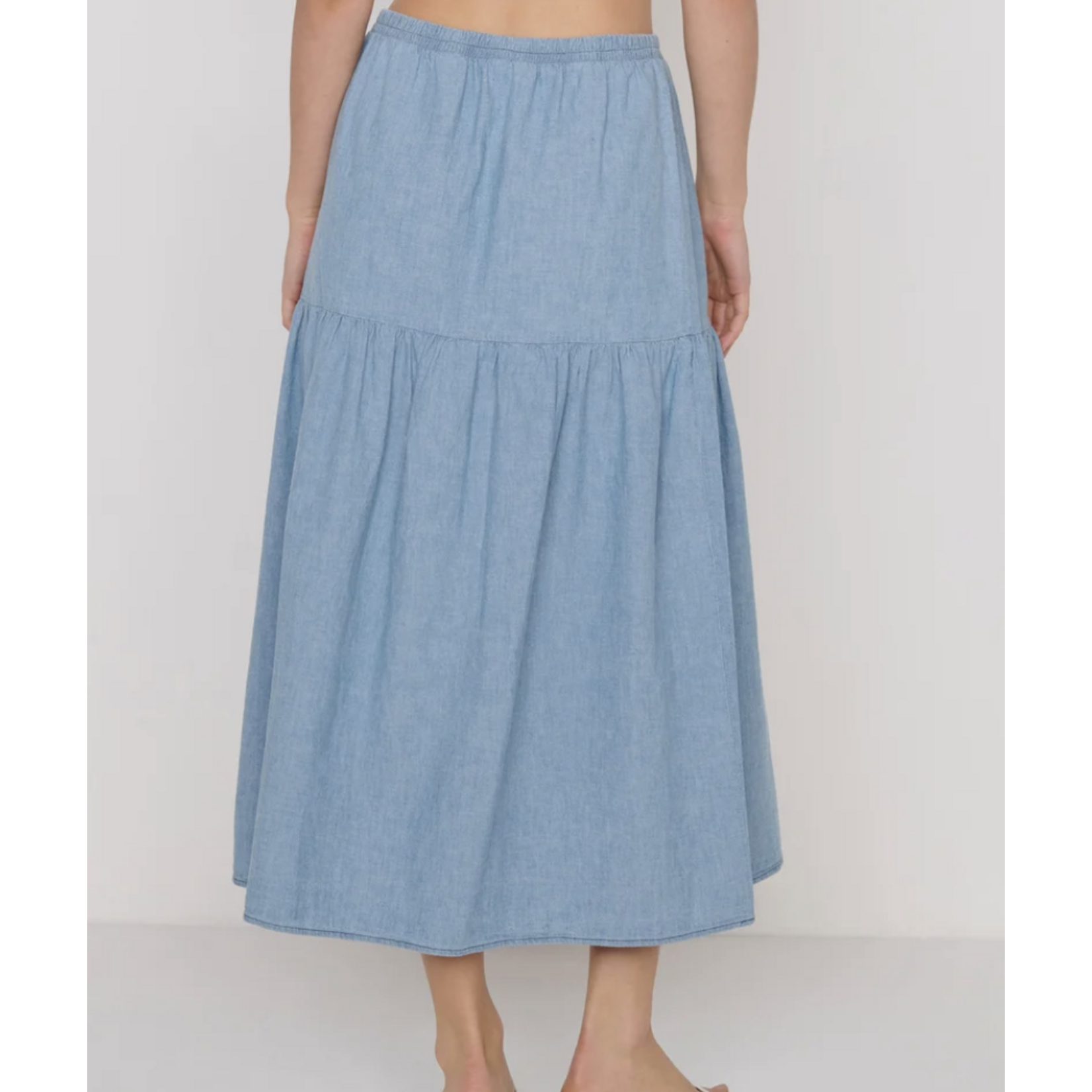 NATION LTD NATION LIZA CHAMBRAY SKIRT