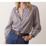 MARINE LAYER MARINE LAYER VIVIAN BUTTON THROUGH BLOUSE