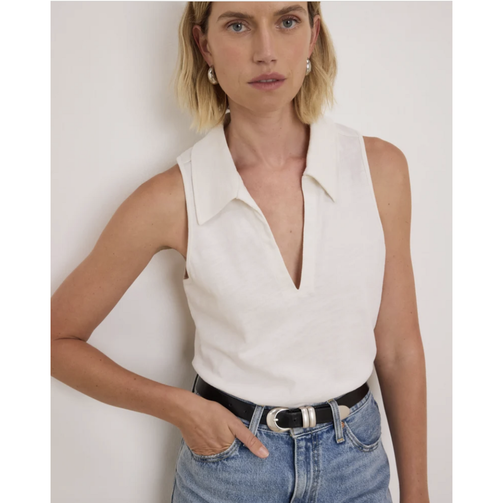 NATION LTD NATION ROBERTA COLLARED TANK