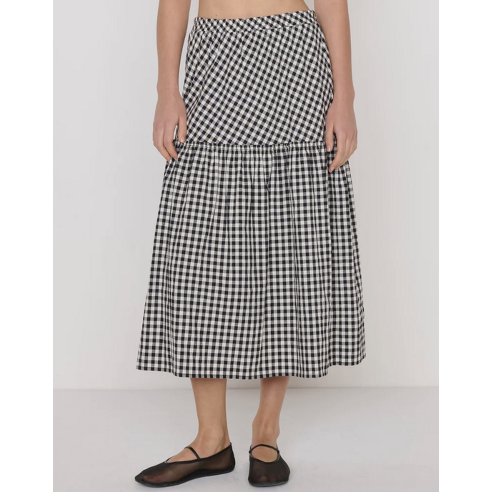 NATION LTD NATION LIZA GINGHAM SKIRT