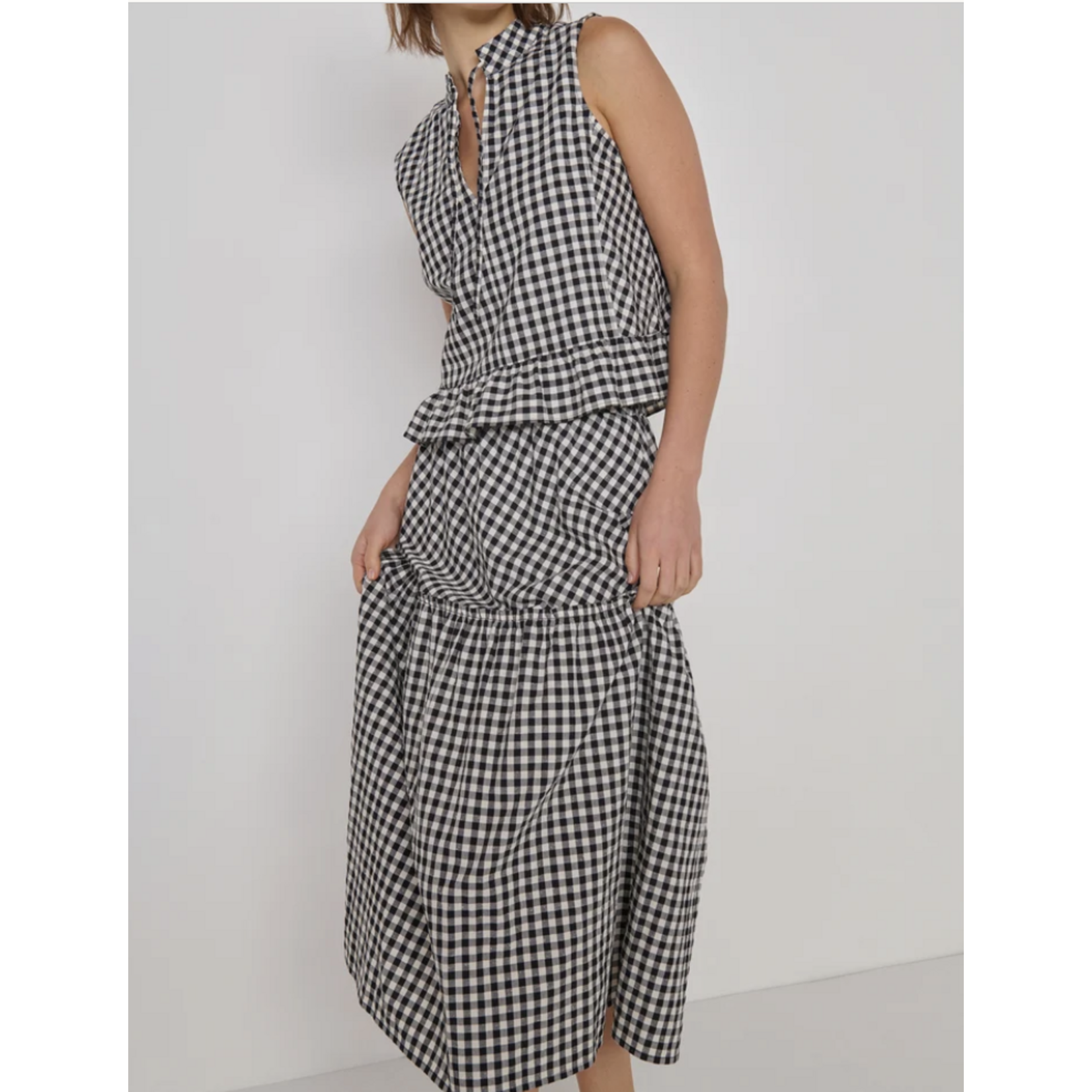 NATION LTD NATION LIZA GINGHAM SKIRT
