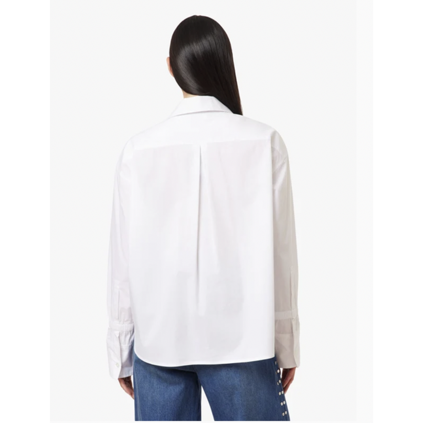 HABITUAL HABITUAL CINCHED CUFF POPLIN SHIRT