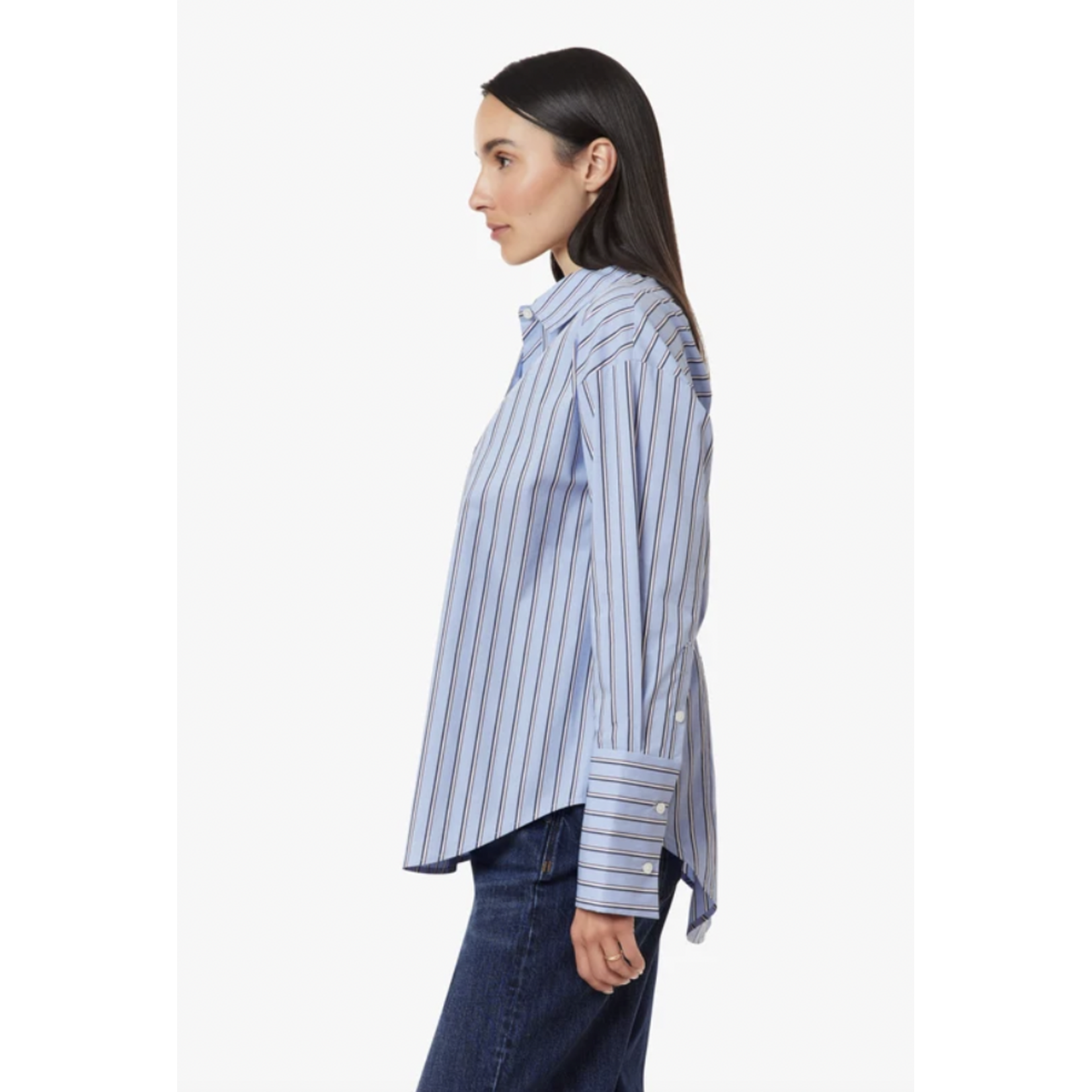 HABITUAL HABITUAL TIE BACK POPLIN SHIRT