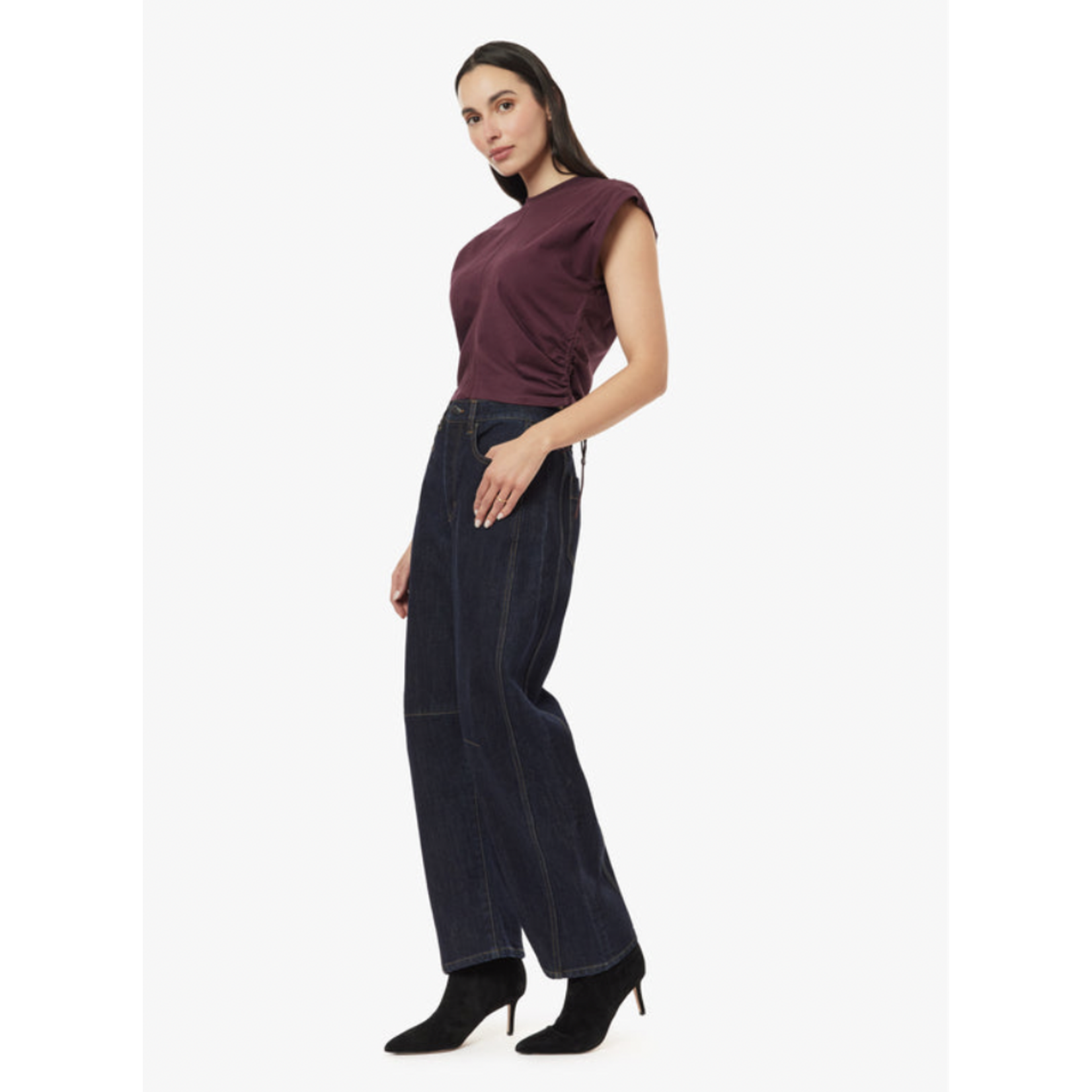 HABITUAL HABITUAL HARPER HIGH RISE CROPPED BARREL