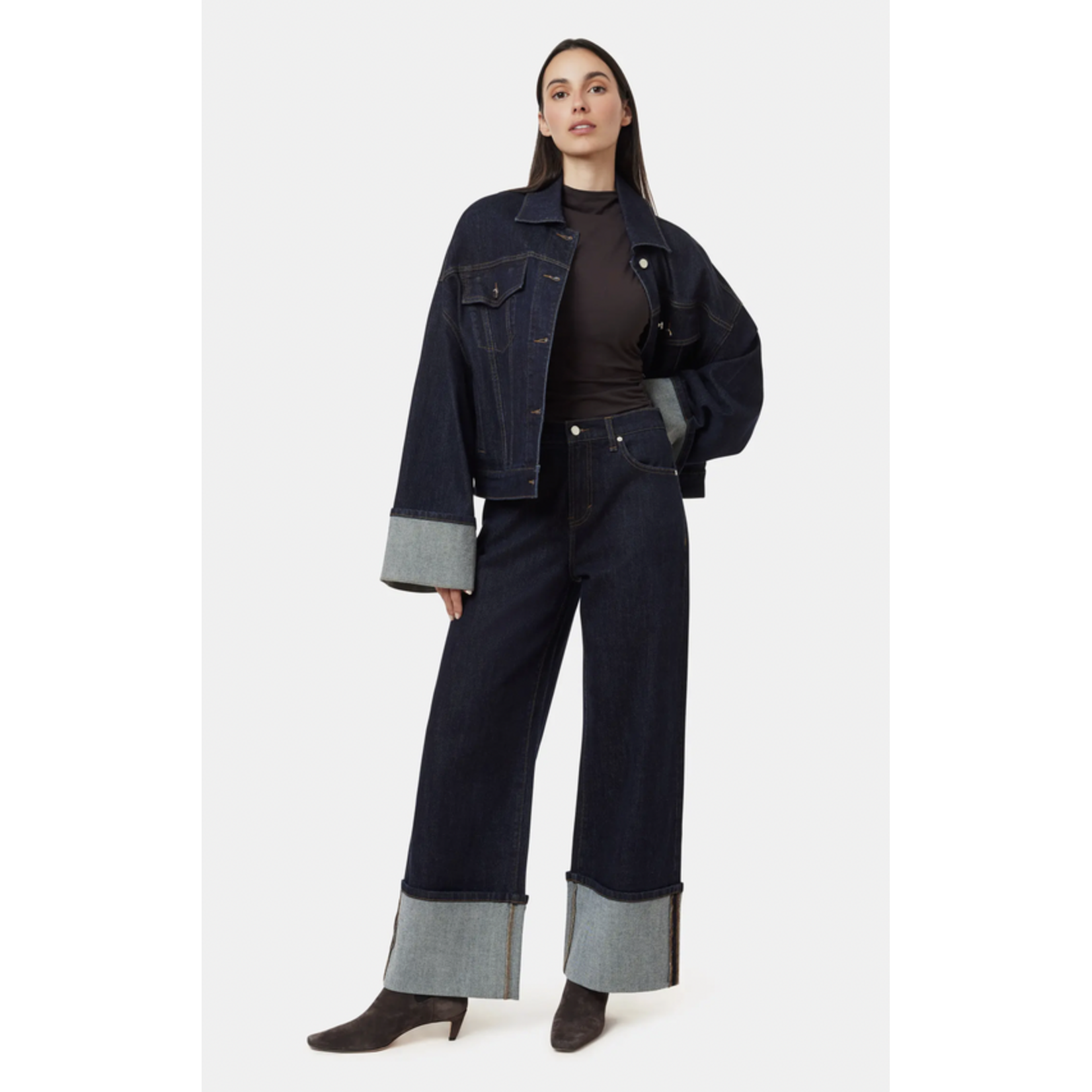 HABITUAL HABITUAL CAMRYN CUFFED STRAIGHT CROP