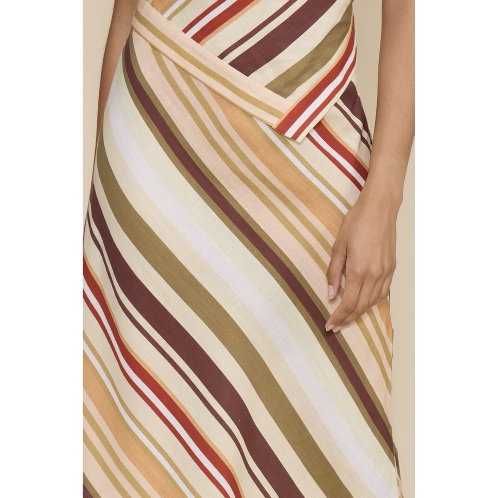 LUCY PARIS LUCY PARIS PENNY MIDI SKIRT