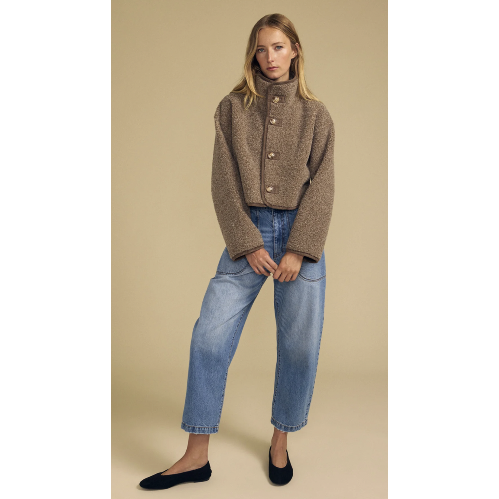 VELVET VELVET ESME FAUX SHERPA REVERSIBLE JACKET