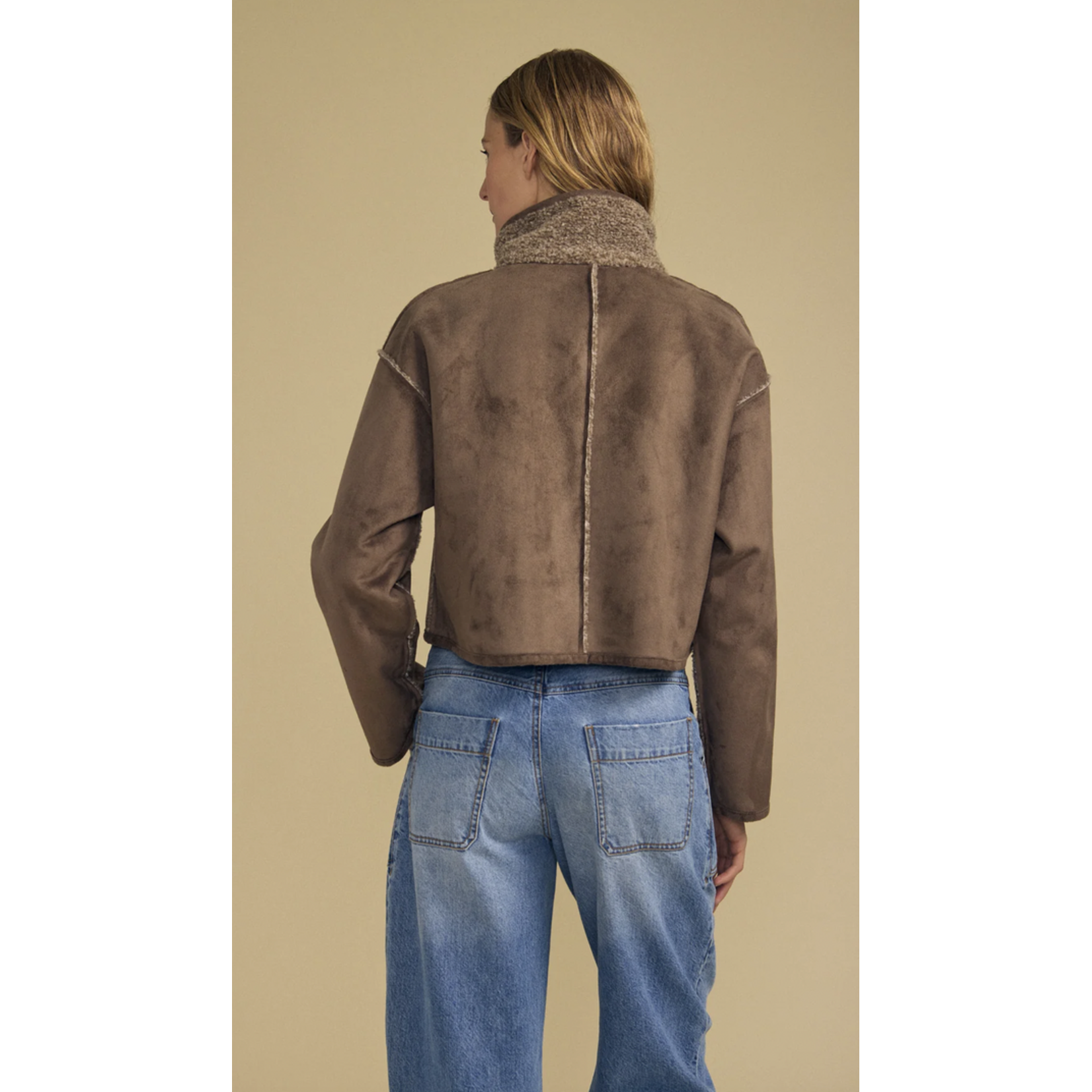 VELVET VELVET ESME FAUX SHERPA REVERSIBLE JACKET